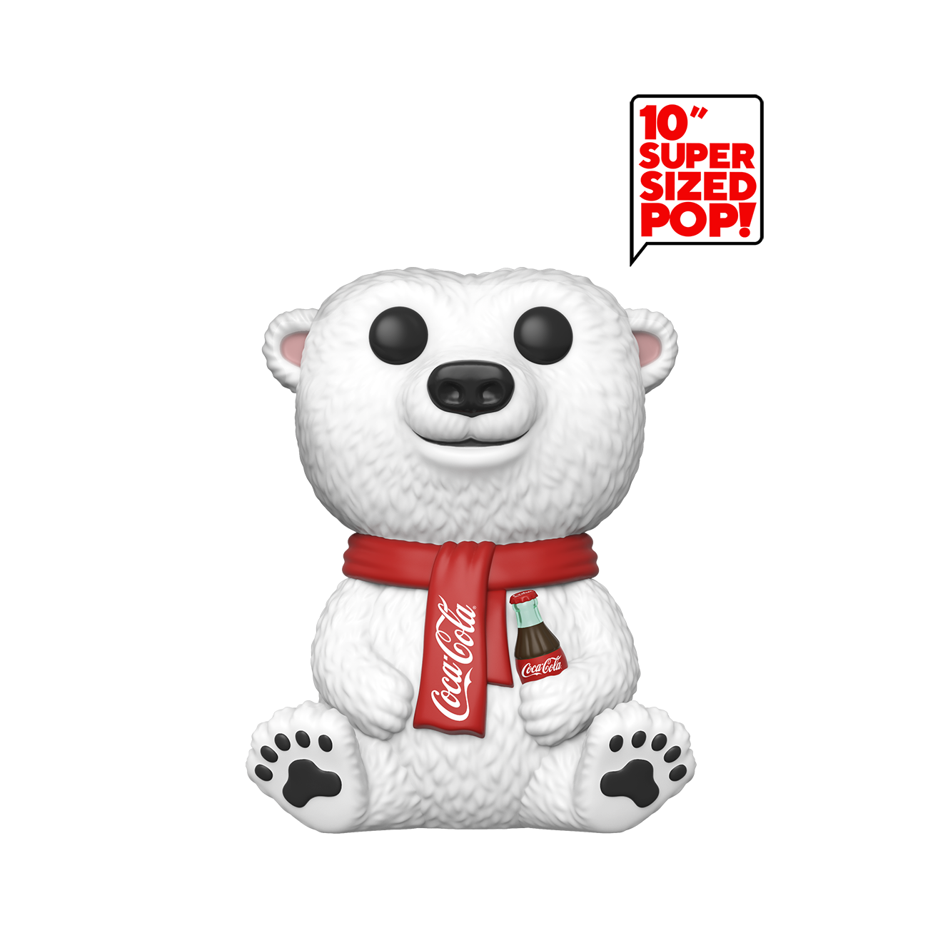 coca cola polar bear plush