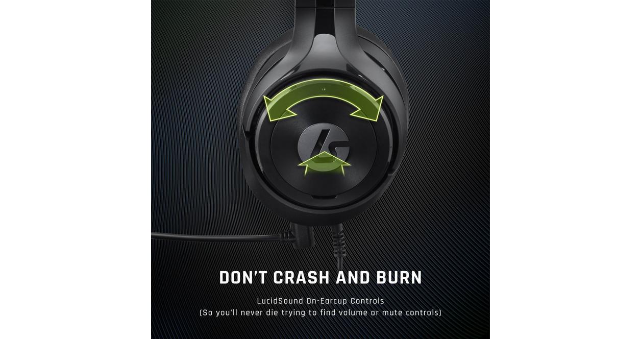 LucidSound LS10X Wired Gaming Headset for Xbox Series X - Black