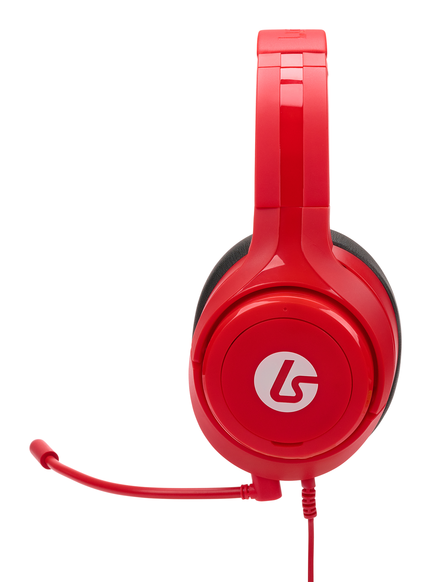 Red gaming online headphones