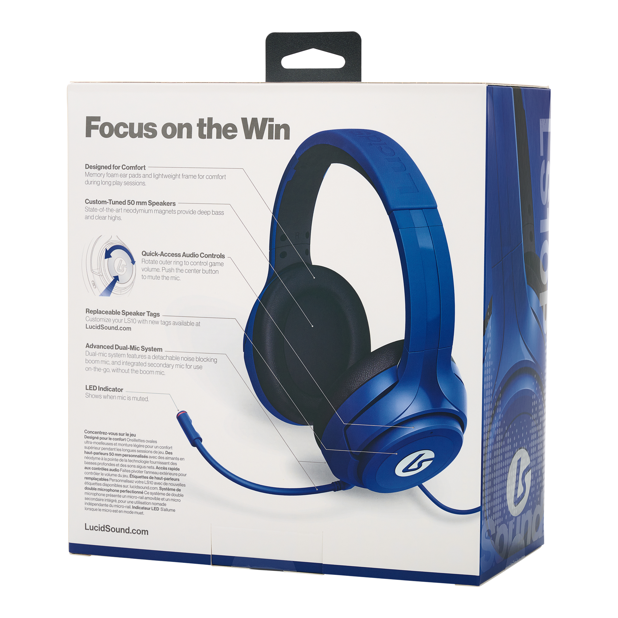 RPM Euro Games 3D Ultra Wired Gaming Headphones (Blue)