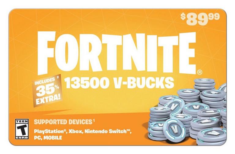 Fortnite 13,500 V-Bucks