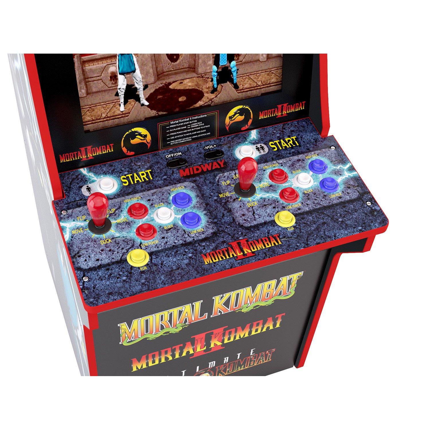 Mortal Kombat Arcade Cabinet Without Riser Vintage Software