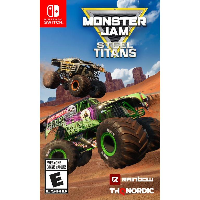 Nintendo Switch モンスター Monster Jam Steel Titans Trucks Game Video Race - Nintendo