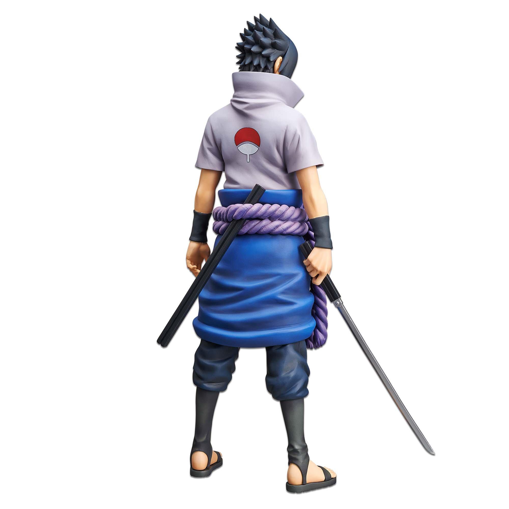 Naruto Shippuden Sasuke Uchiha Grandista Nero Statue | GameStop