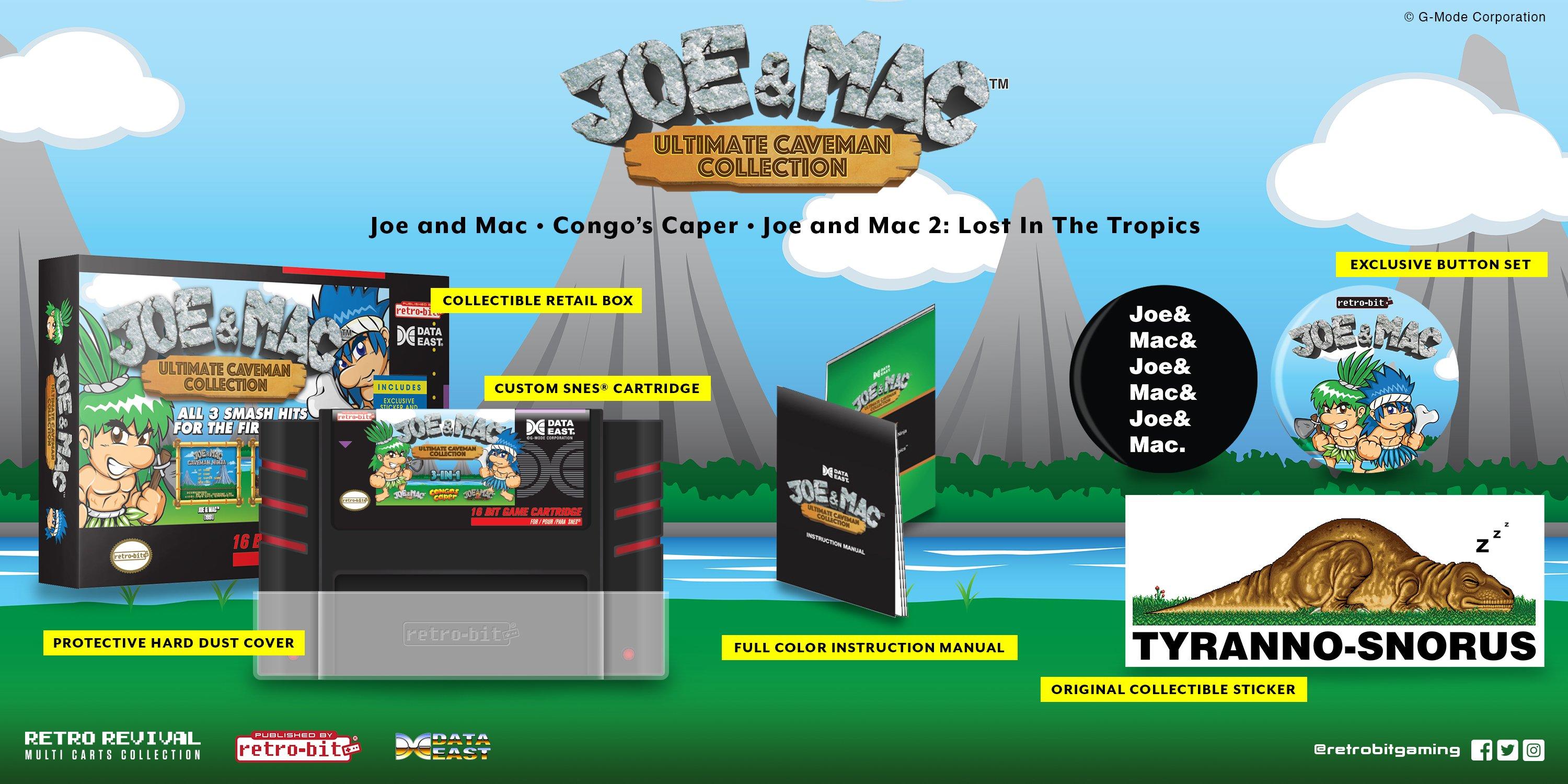 Retro-Bit Joe and Mac Ultimate Caveman Collection - Super Nintendo | The  Market Place