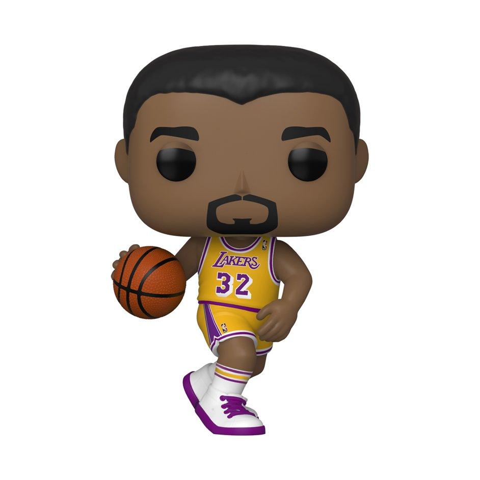 Funko POP! Sports: NBA Legends Magic Johnson Lakers Home Jersey | GameStop