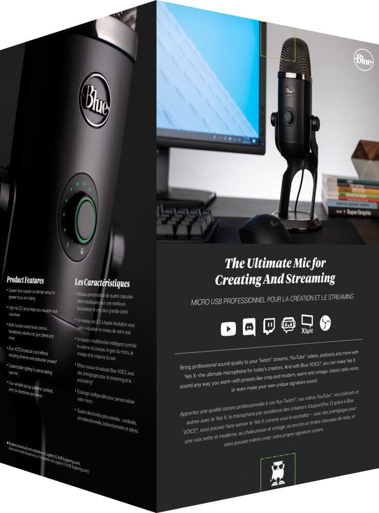 Yeti X Professional USB Microphone Black
