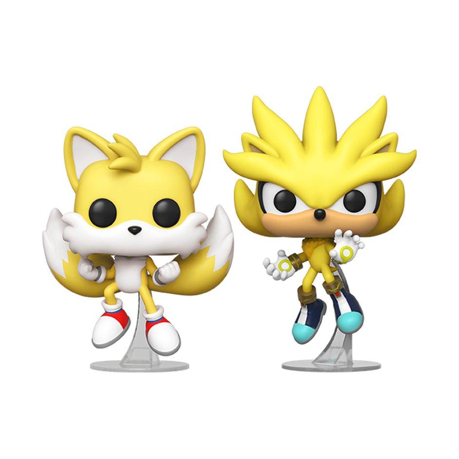 POP! Games: Sonic Super Tails and Super Silver 2 Pack Summer Convention 2020 GameStop Exclusive