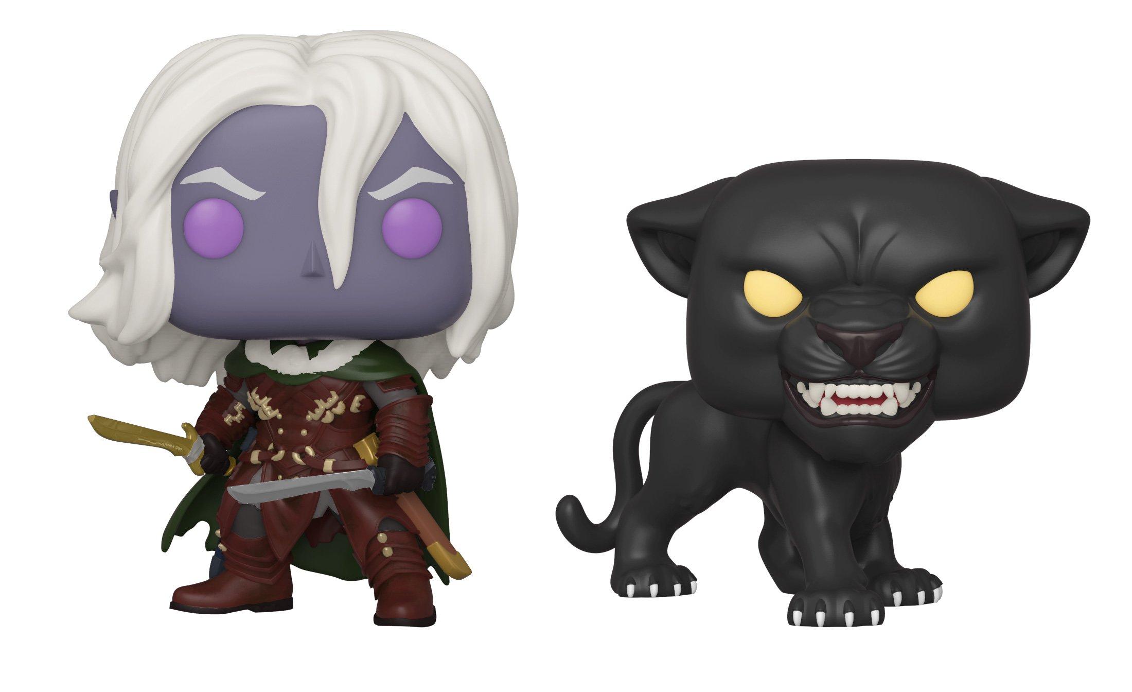 Funko POP! Games: Dungeons and Dragons Drizzt Do'Urden with Guenhwyvar 2 Pack Vinyl Figure GameStop Exclusive