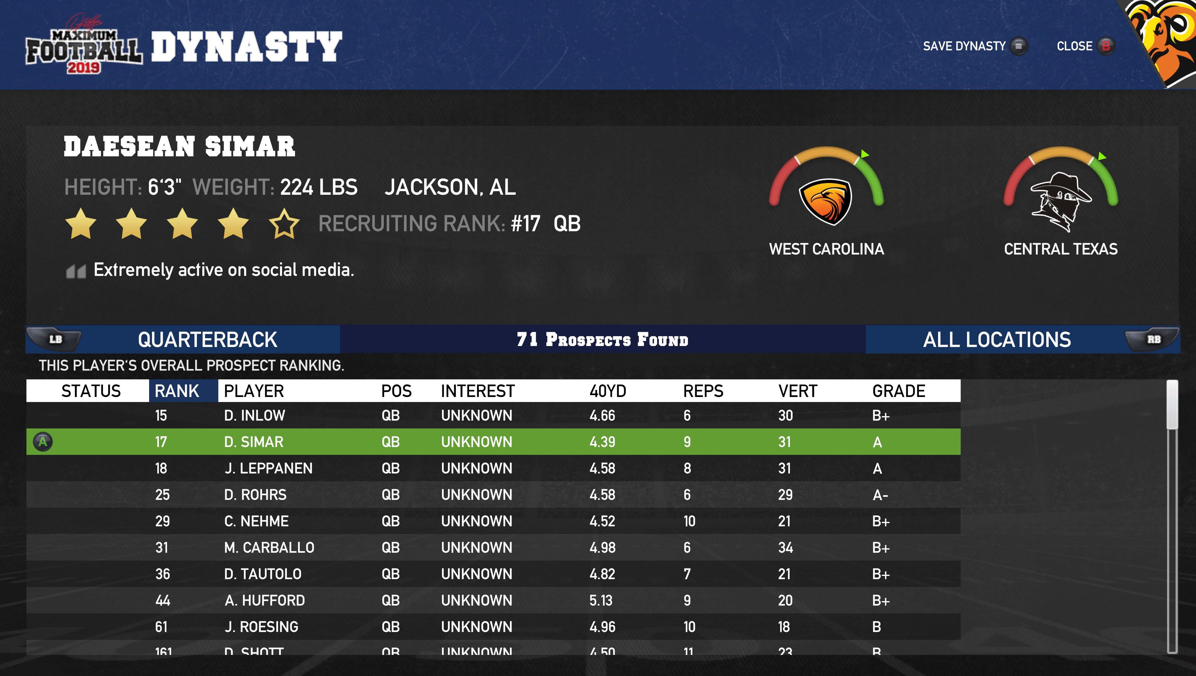 Doug Flutie Maximum Football 2019 - PlayStation 4