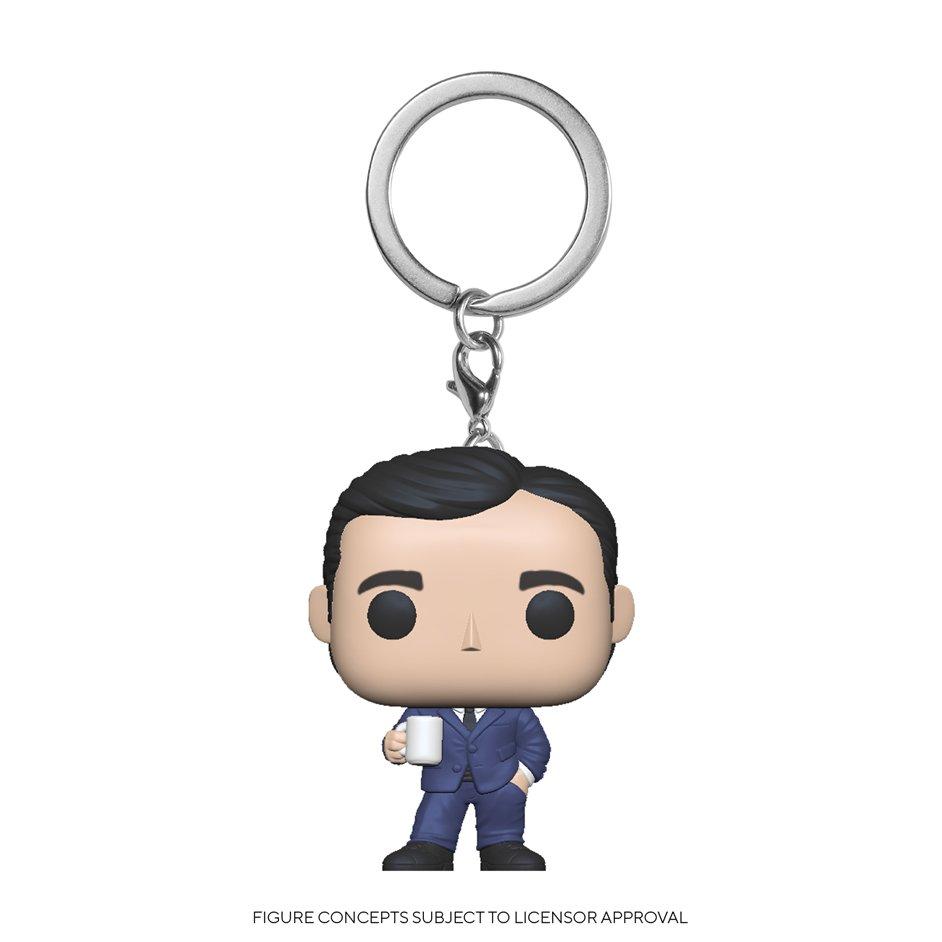 pocket pop keychain the office