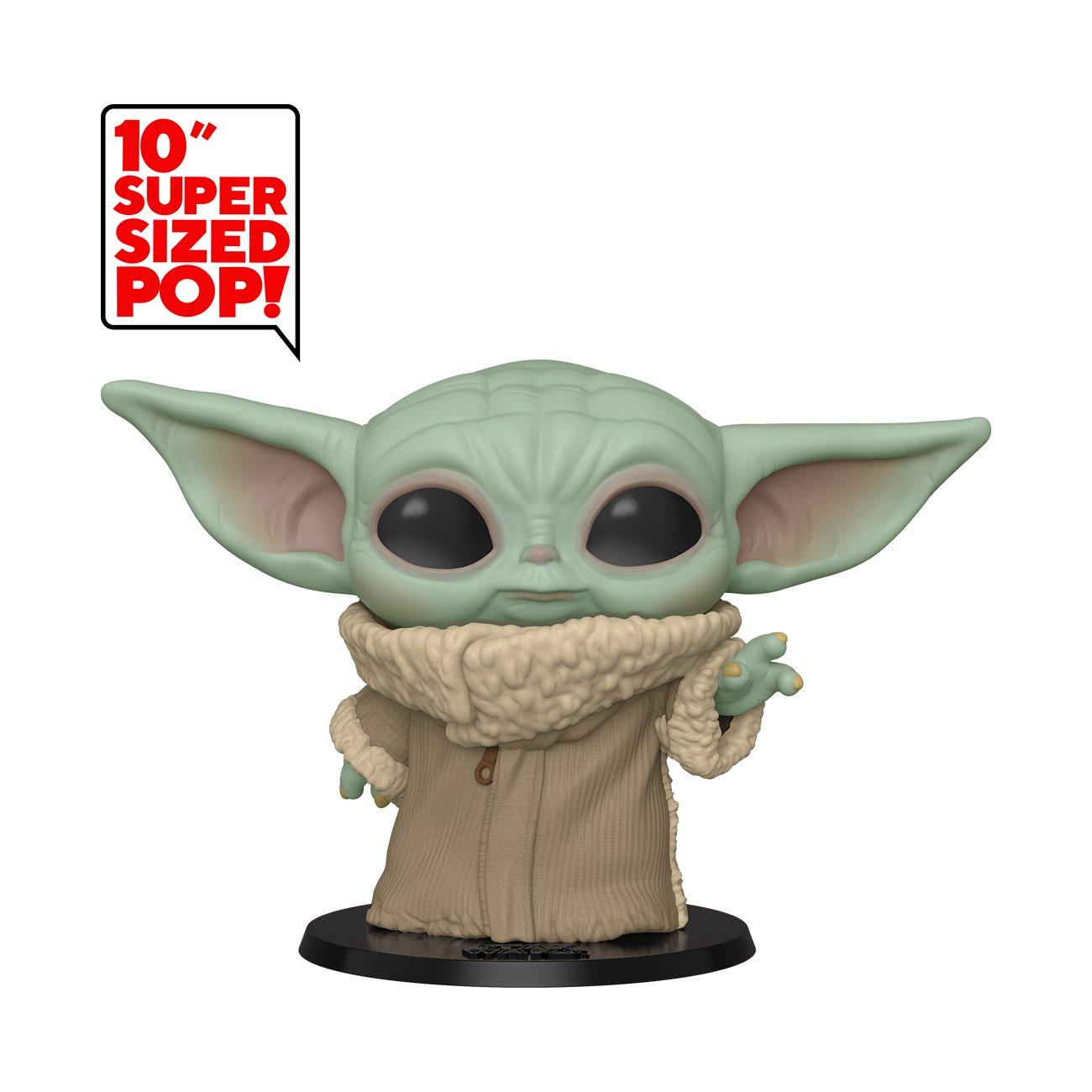 Figurine Funko Pop XXL Star Wars The Mandalorian avec bébé Yoda