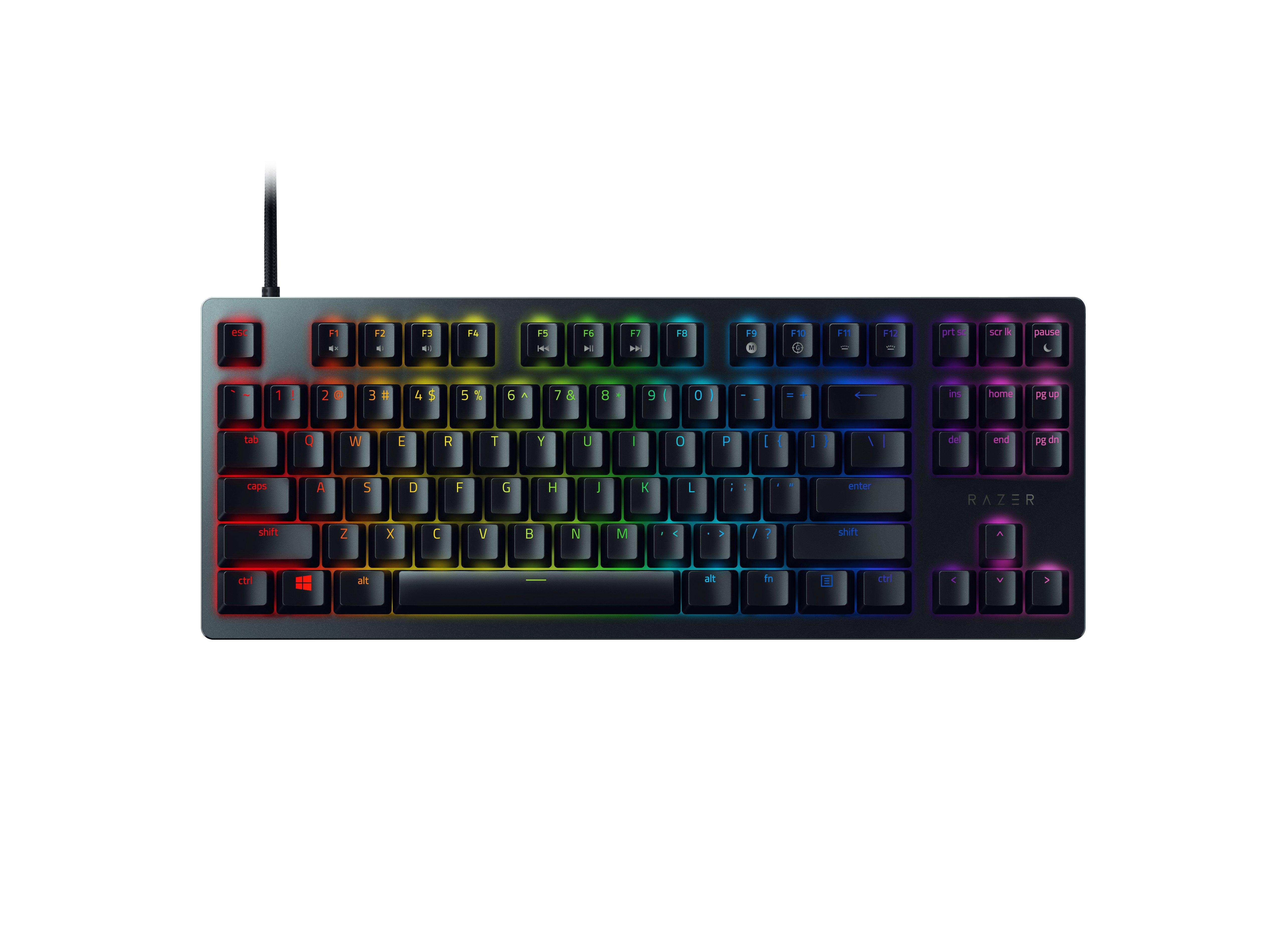 Huntsman Rgb Tournament Edition Linear Optical Switches Wired Gaming Keyboard Pc Gamestop