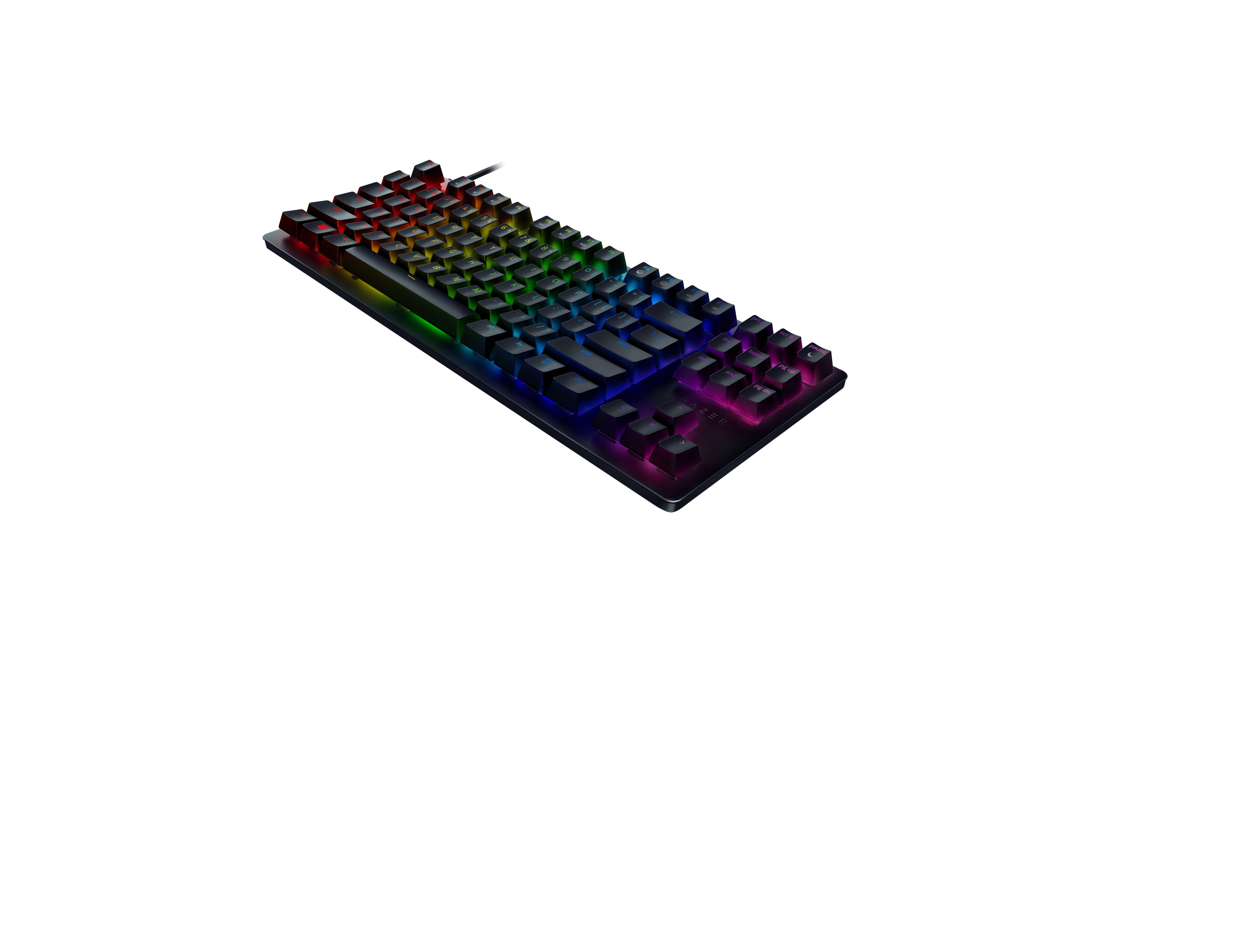 list item 2 of 6 Huntsman RGB Tournament Edition Linear Optical Switches Wired Gaming Keyboard