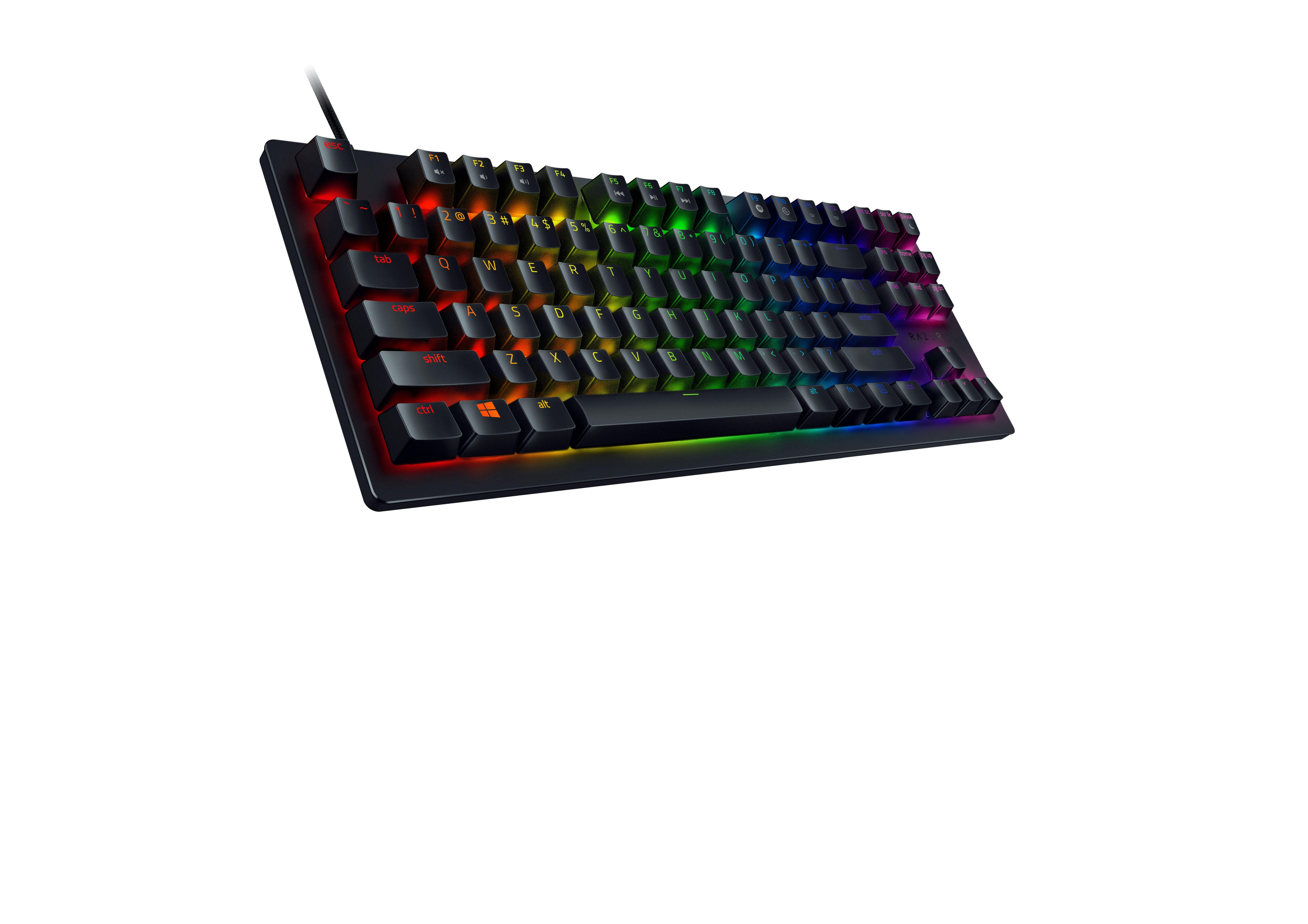 list item 3 of 6 Razer Huntsman RGB Tournament Edition Linear Optical Switches Wired Gaming Keyboard