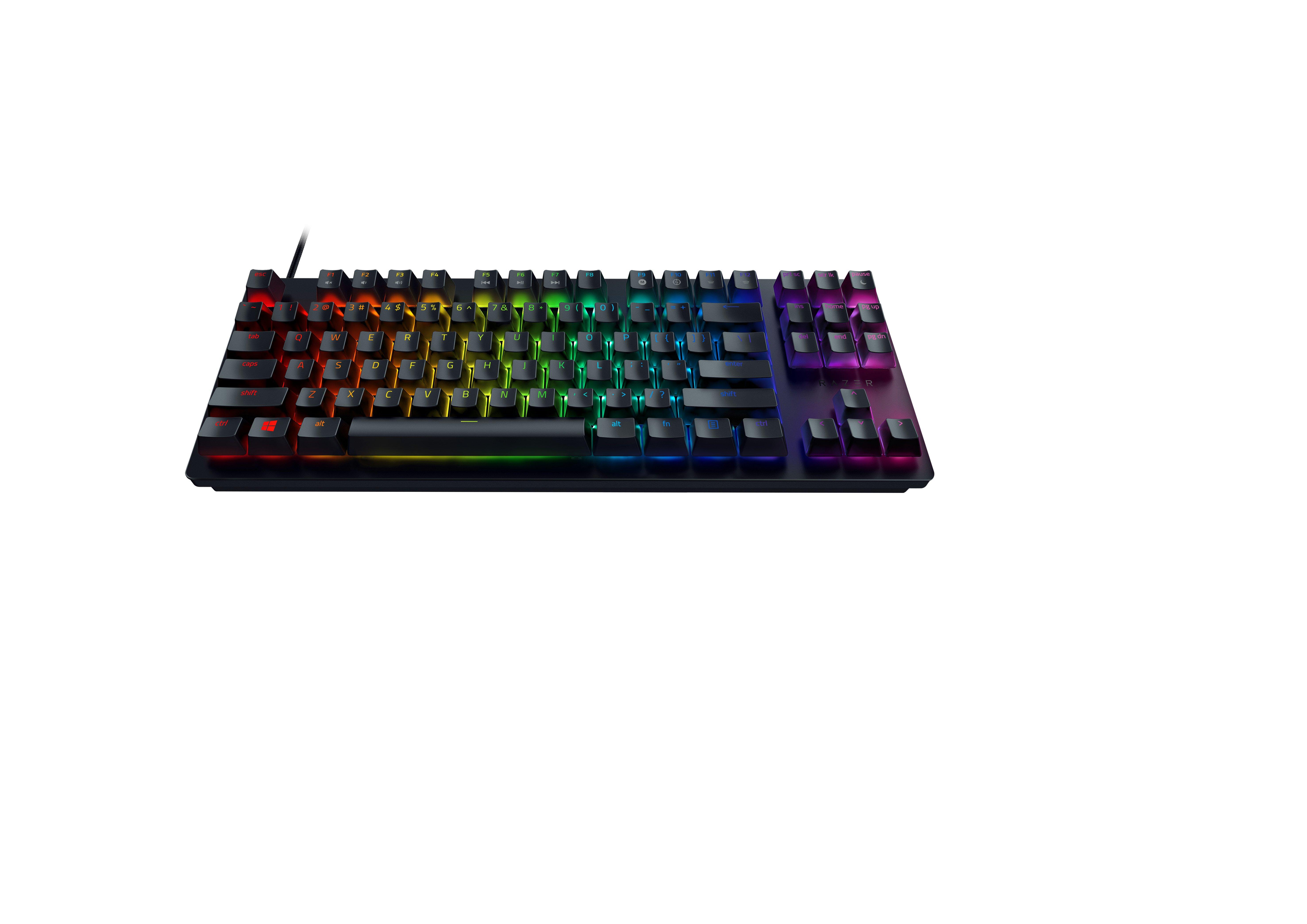 Huntsman Rgb Tournament Edition Linear Optical Switches Wired Gaming Keyboard Pc Gamestop