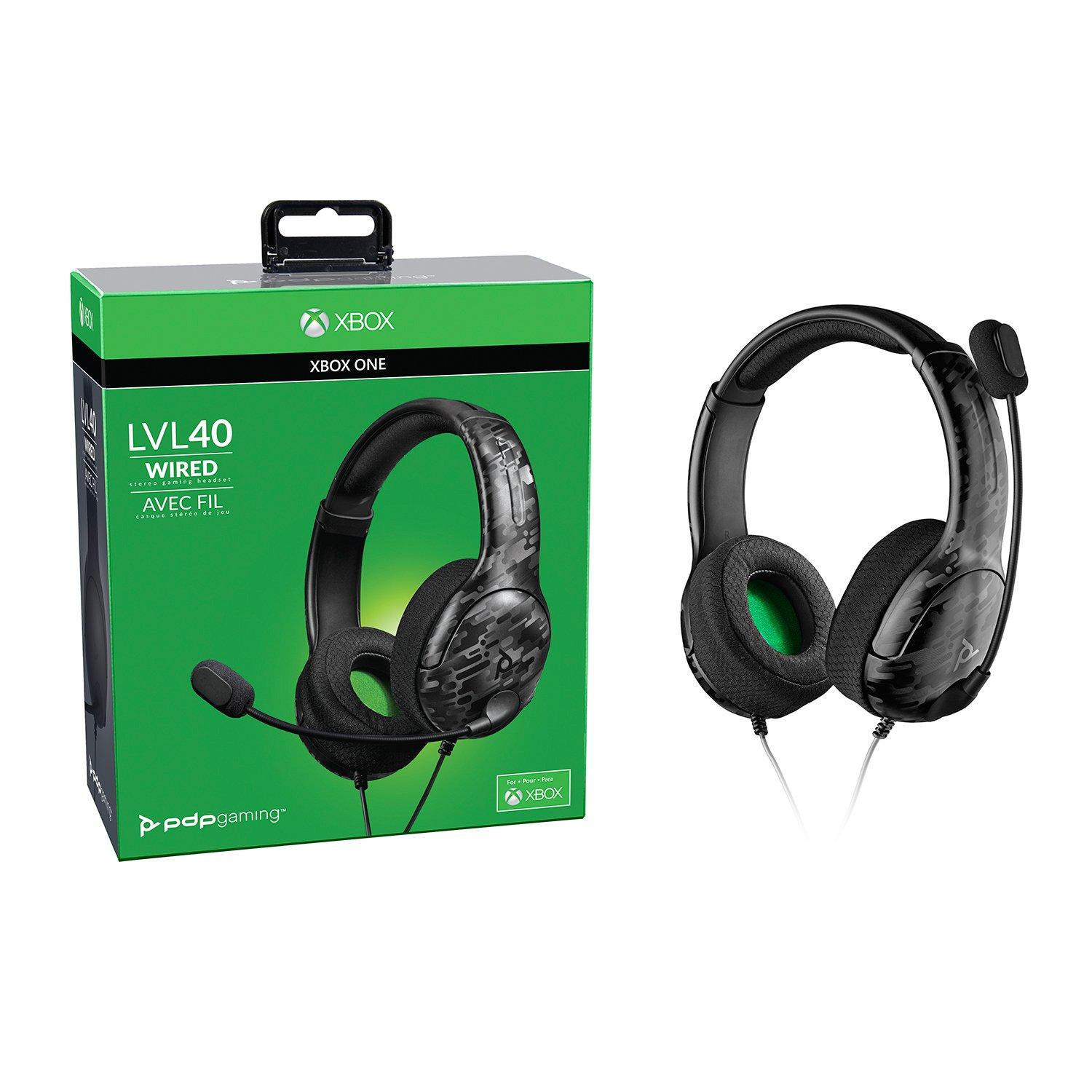 PDP Gaming LVL40 Wired Stereo Gaming Headset for Xbox Series X/S and Xbox One