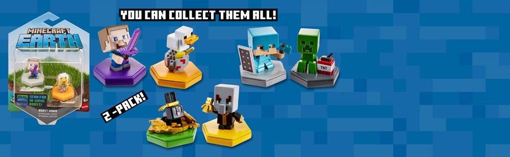 Minecraft Earth Boost Mini Figure 2 Pack Assortment Gamestop