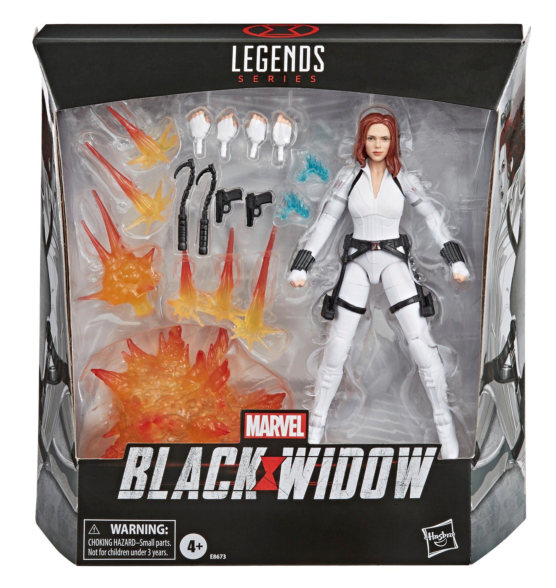 Hasbro Marvel Legends Series Black Widow White Costume 6-in Action Figure