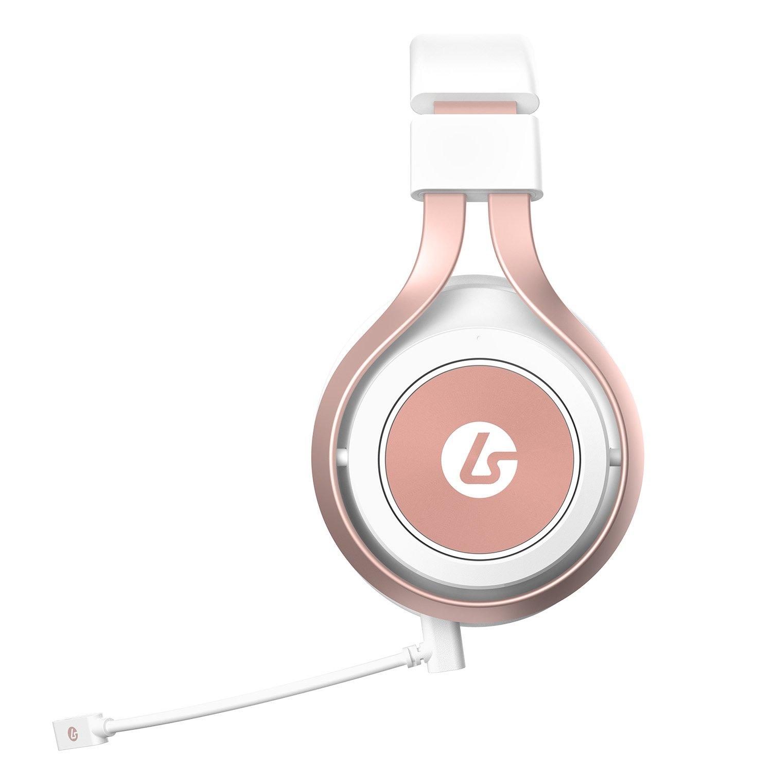LucidSound LS35X Rose Gold Direct Connect Wireless Gaming Headset for