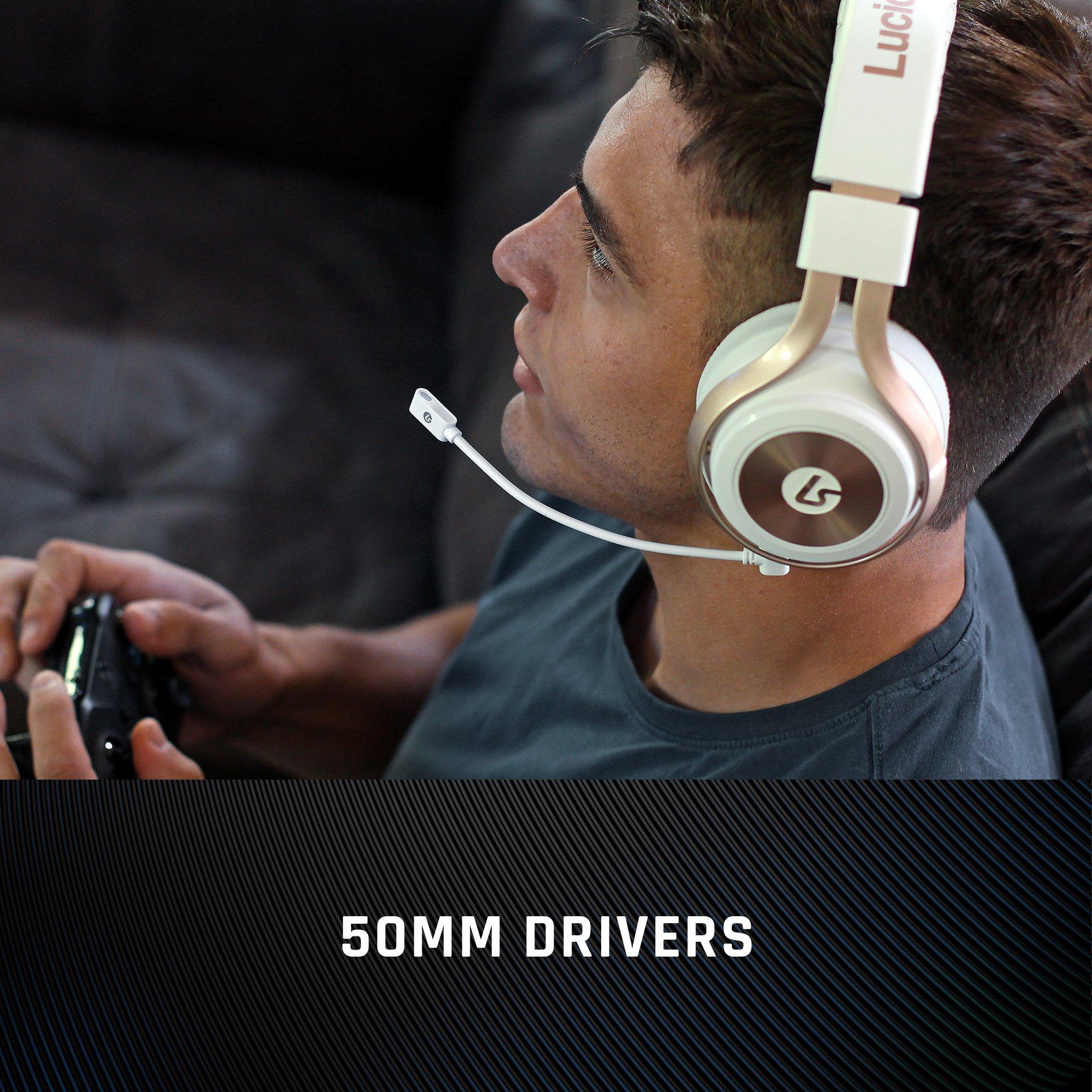 LucidSound LS35X Rose Gold Direct Connect Wireless Gaming Headset for