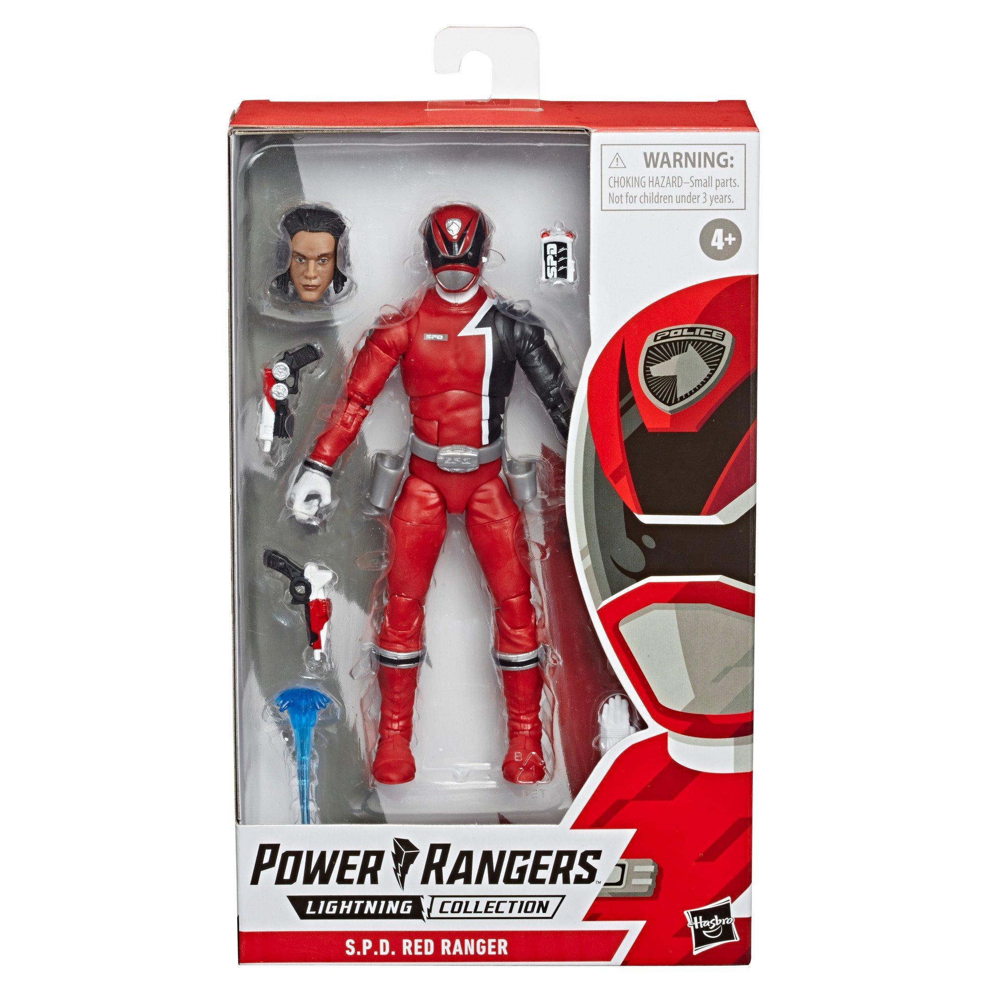 list item 6 of 9 Hasbro Power Rangers S.P.D. Red Ranger Lightning Collection 6-in Action Figure