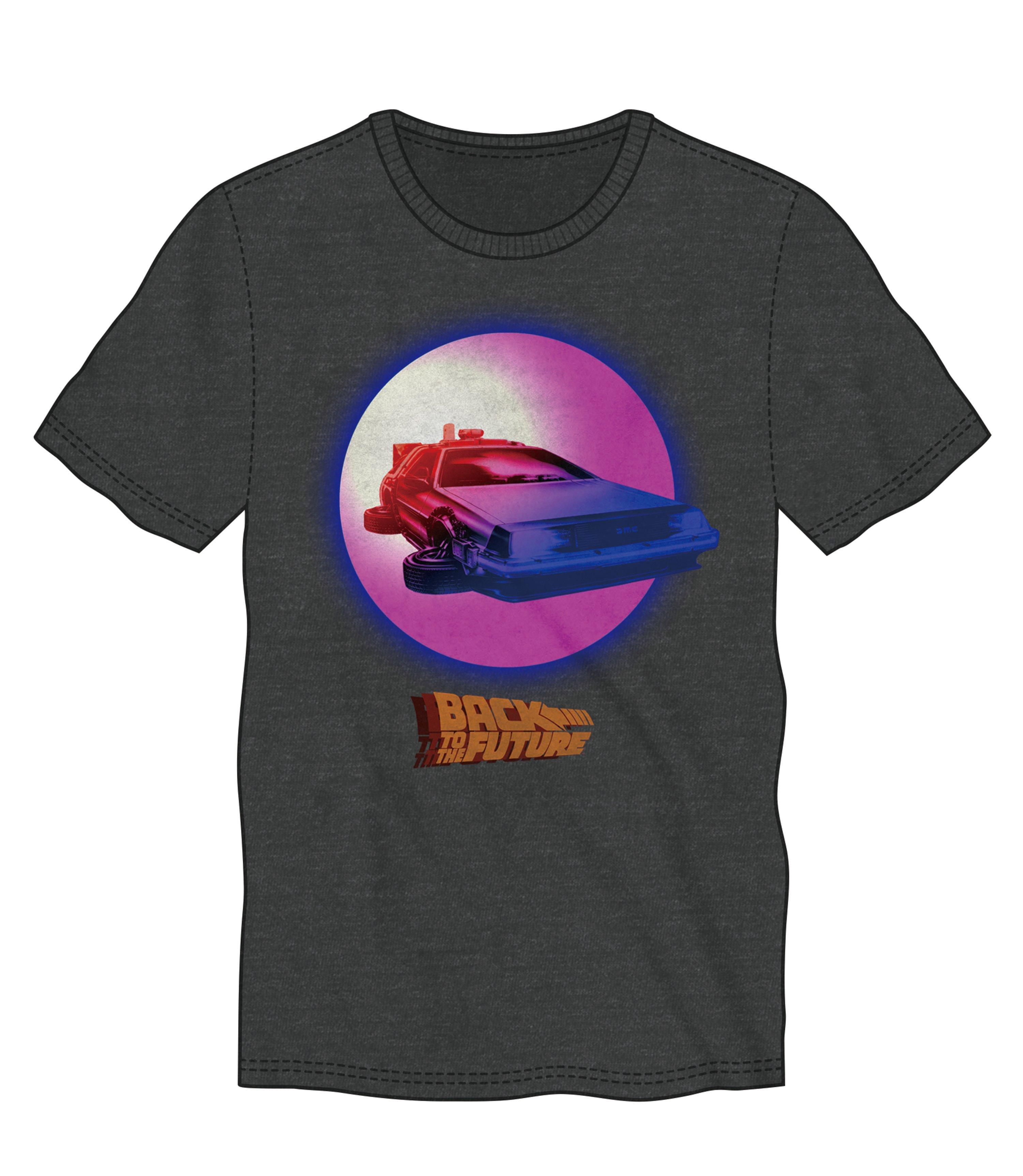 list item 2 of 3 Back to the Future The DeLorean Time Machine T-Shirt