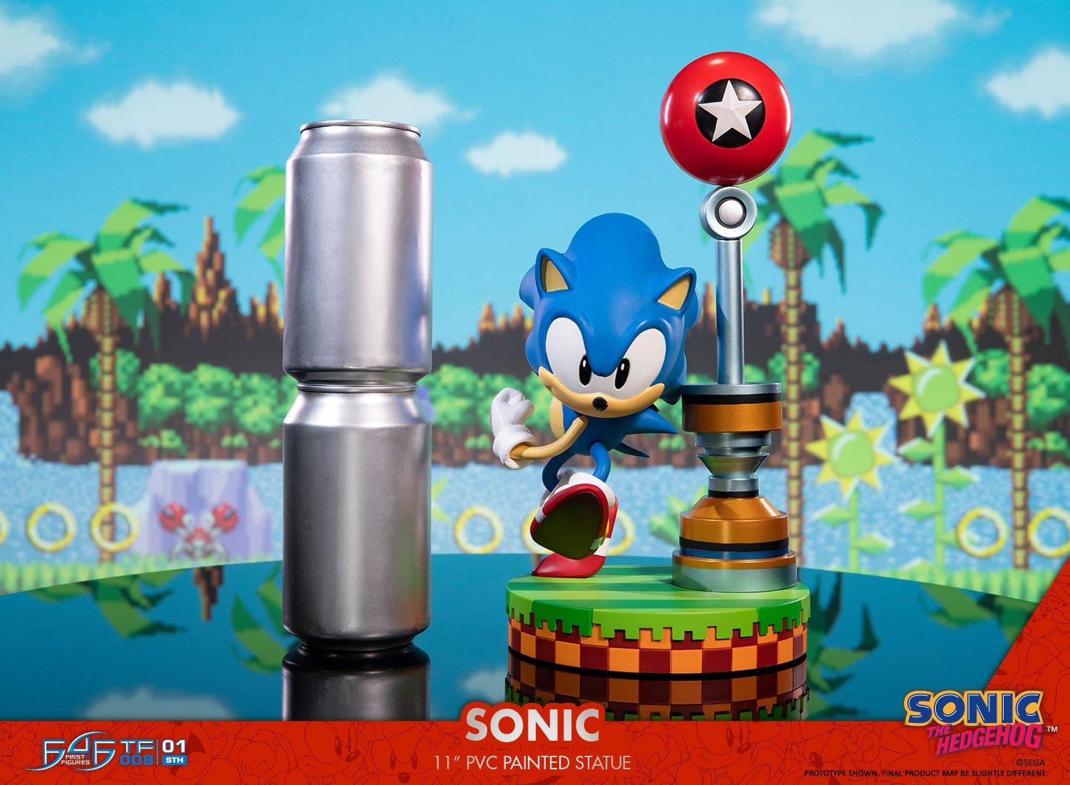 sonic the hedgehog statue gamestop