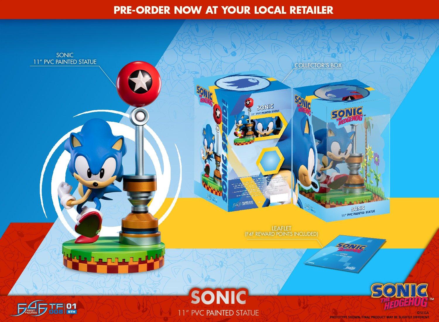 gamestop sonic statue