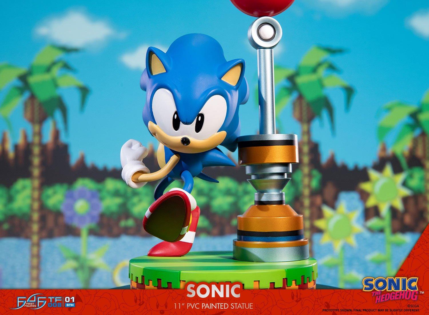 Sonic the shop hedgehog statue gamestop