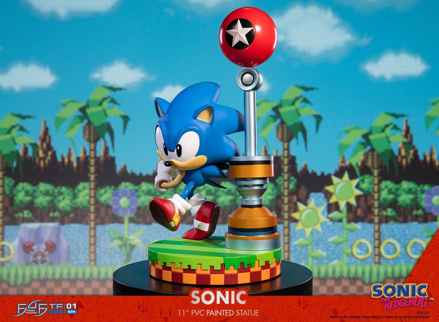 sonic the hedgehog statue gamestop