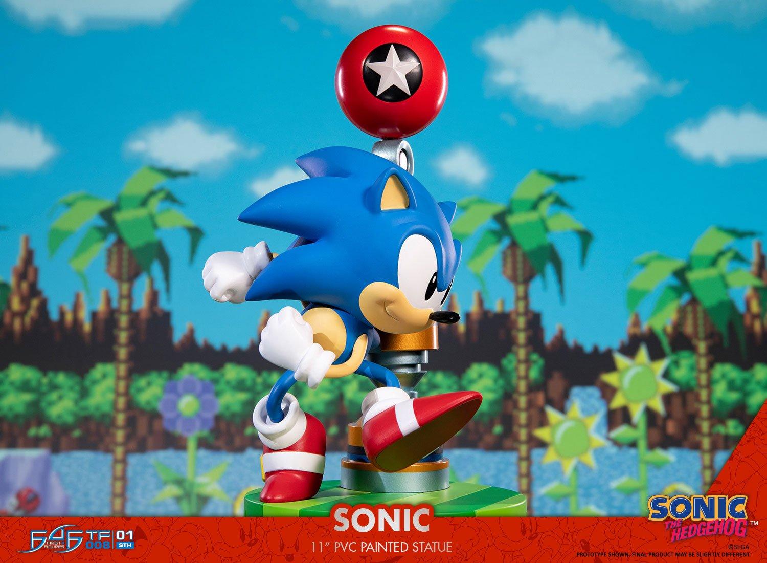 sonic the hedgehog statue gamestop