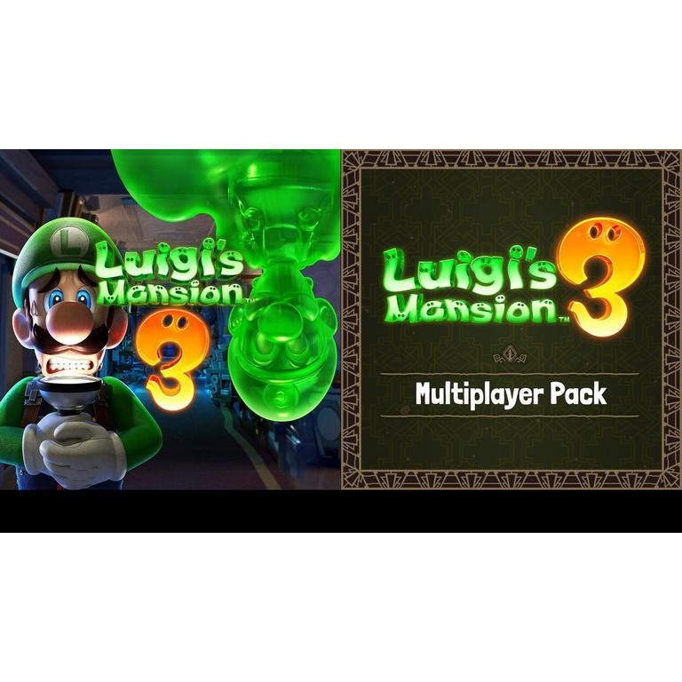 Luigi's Mansion 3 Plus Multiplayer Pack Bundle - Nintendo Switch