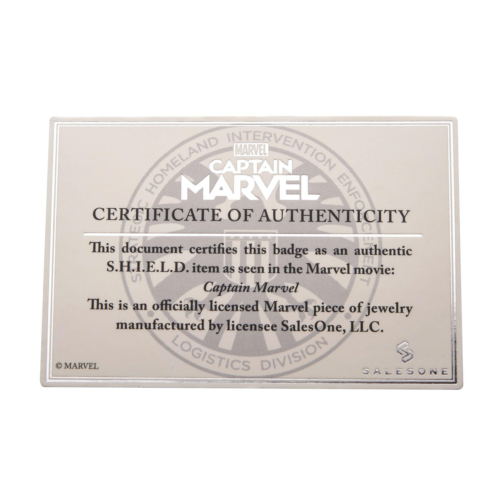 list item 4 of 6 Captain Marvel S.H.I.E.L.D Badge Wallet
