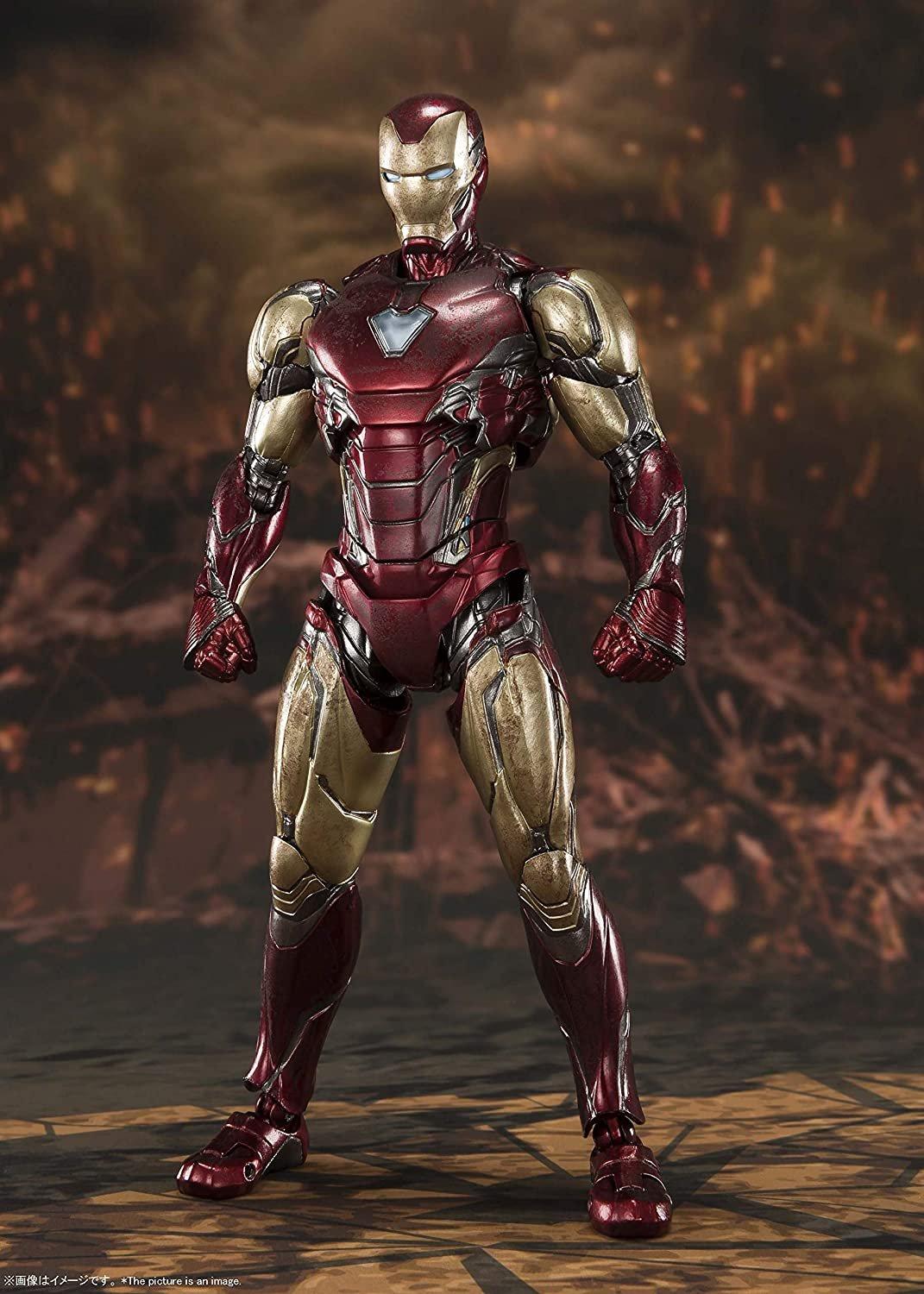 Avengers Endgame Iron Man Mark 85 Final Battle Edition S H Figuarts Action Figure Gamestop