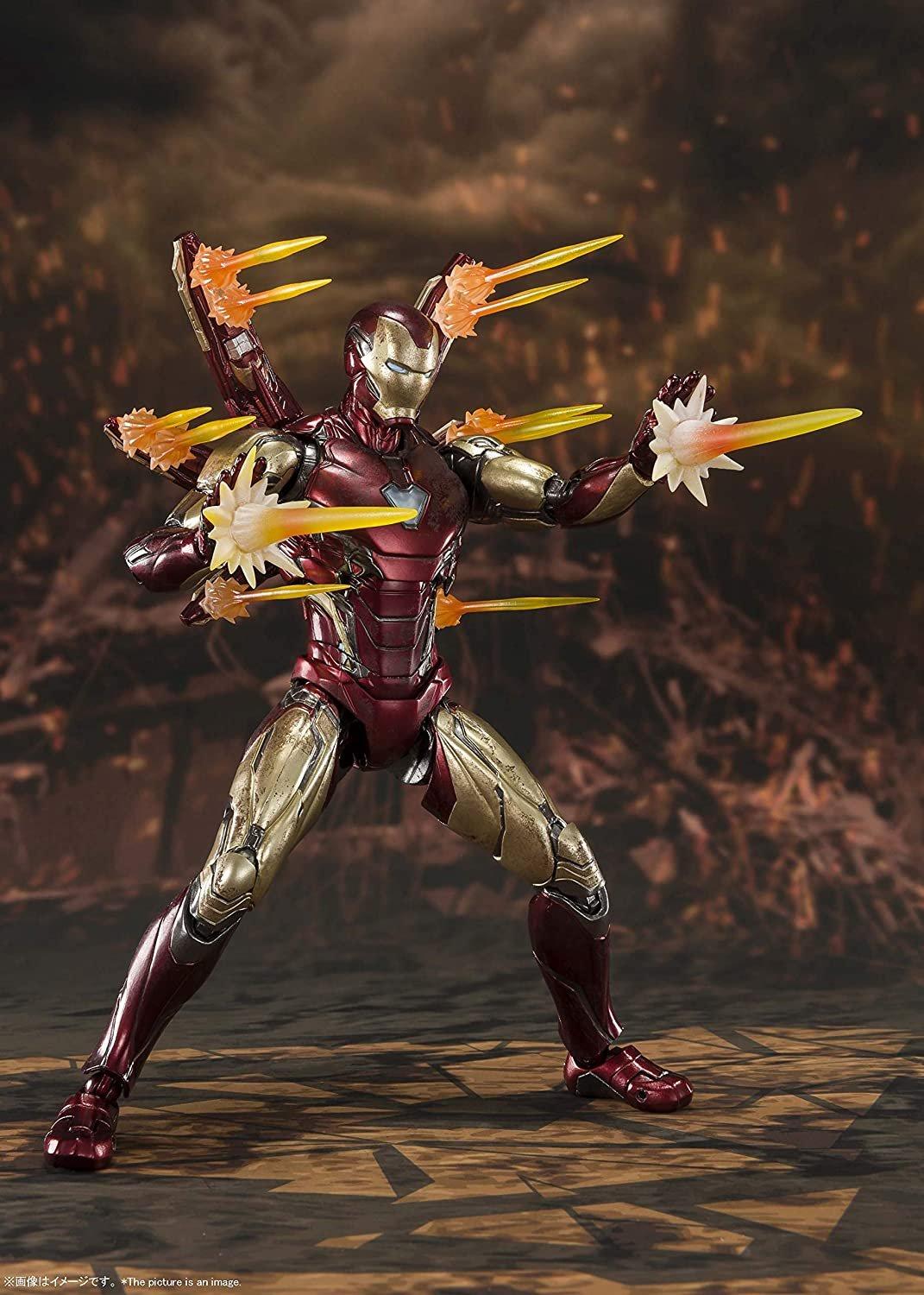 list item 4 of 4 Avengers: Endgame Iron Man Mark 85 Final Battle Edition S.H. Figuarts Action Figure