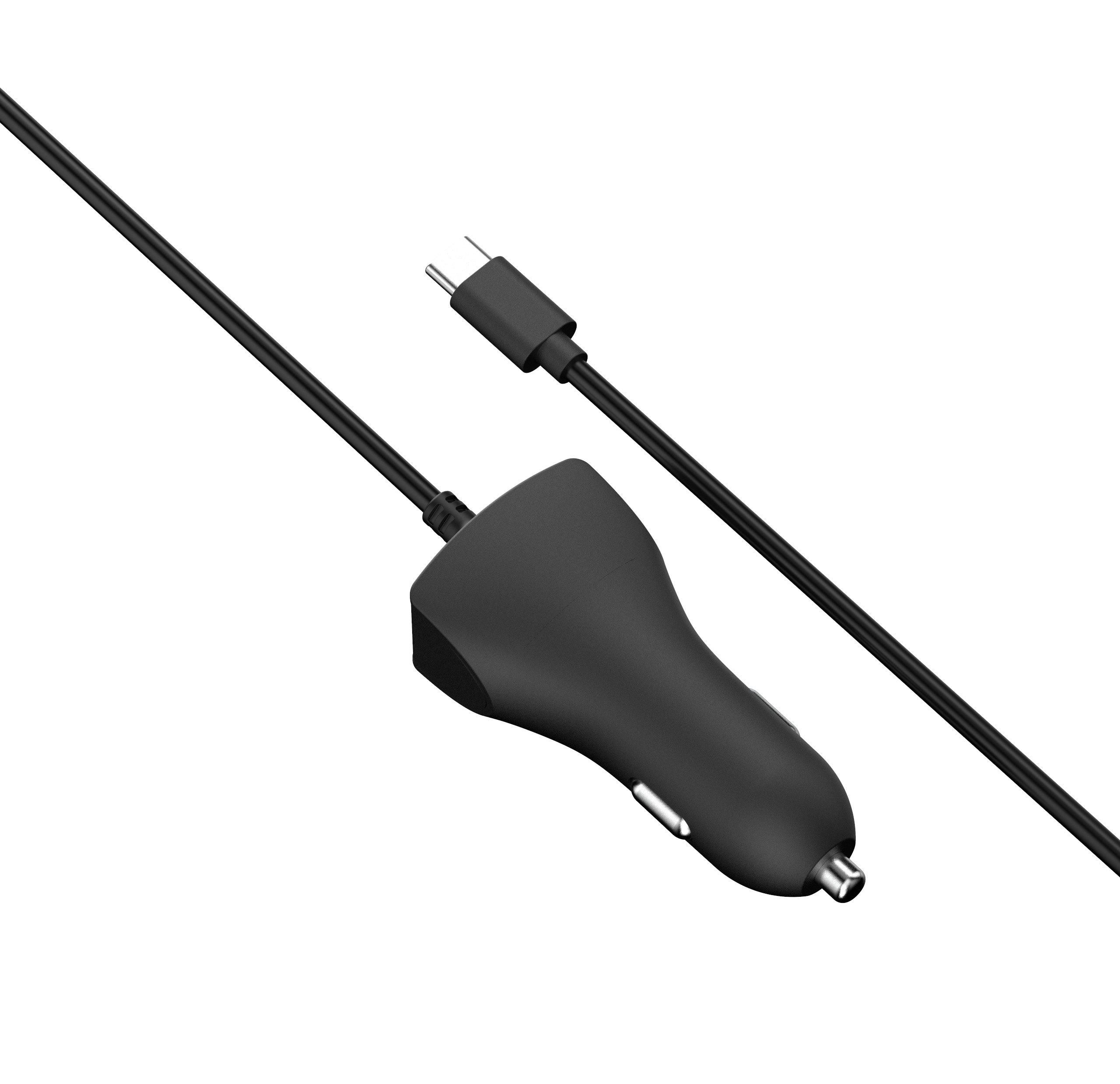 list item 1 of 3 USB-C Car Charger for Nintendo Switch