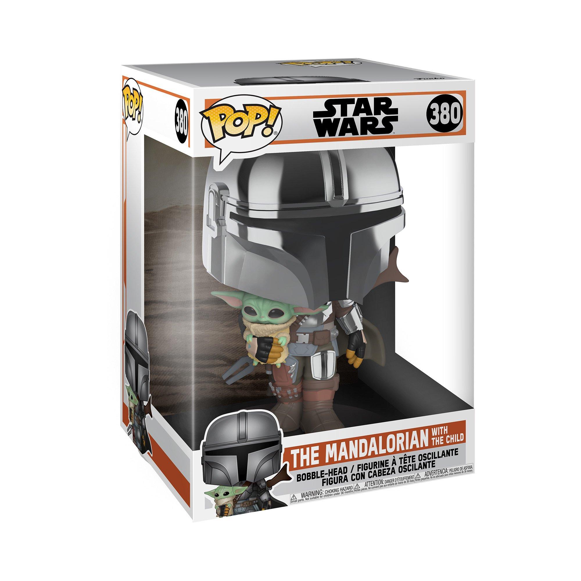 Funko POP! Star Wars The Mandalorian with The Child 10in Bobblehead