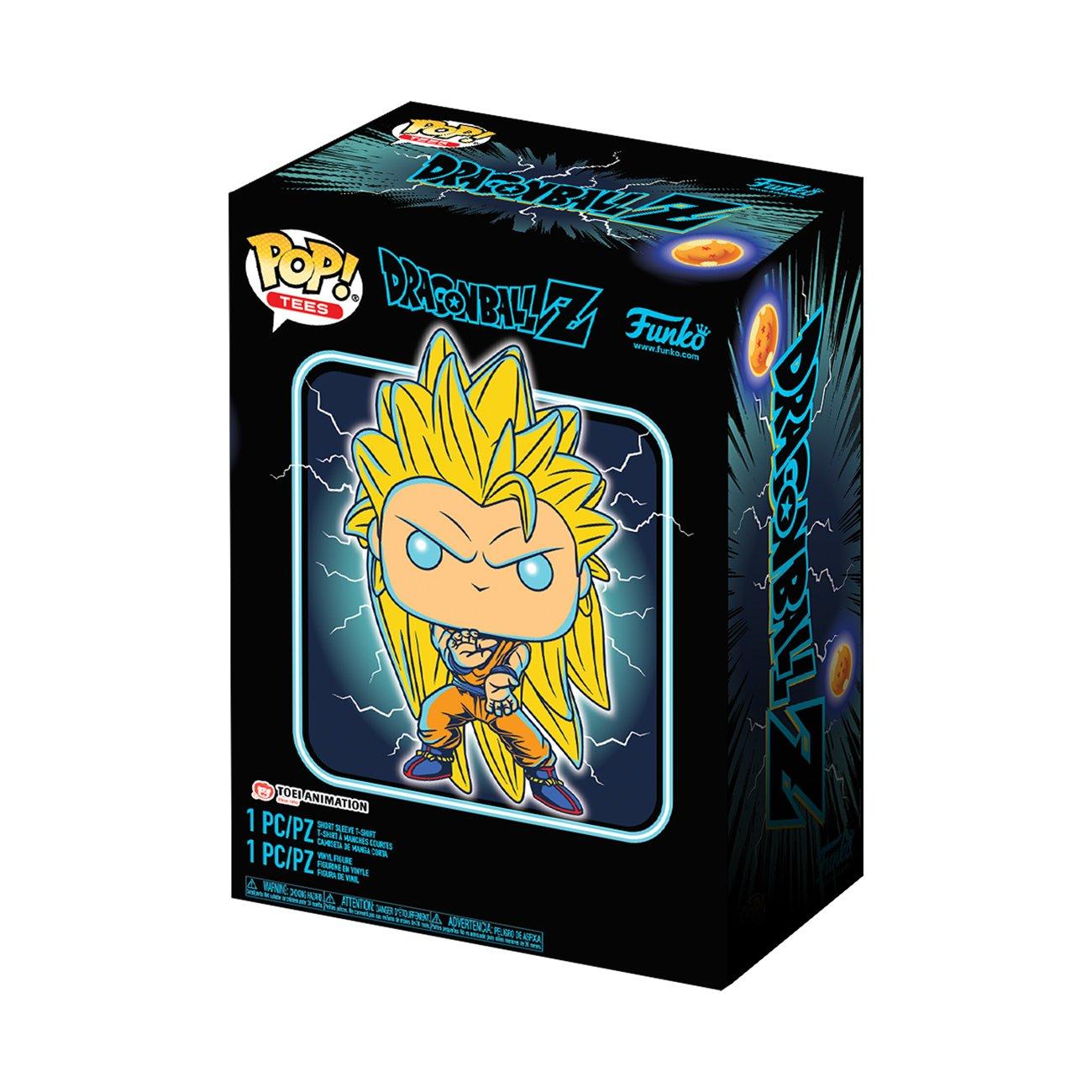 Funko Pop And Tee Dragon Ball Z Super Saiyan 3 Goku T Shirt Only At Gamestop Gamestop