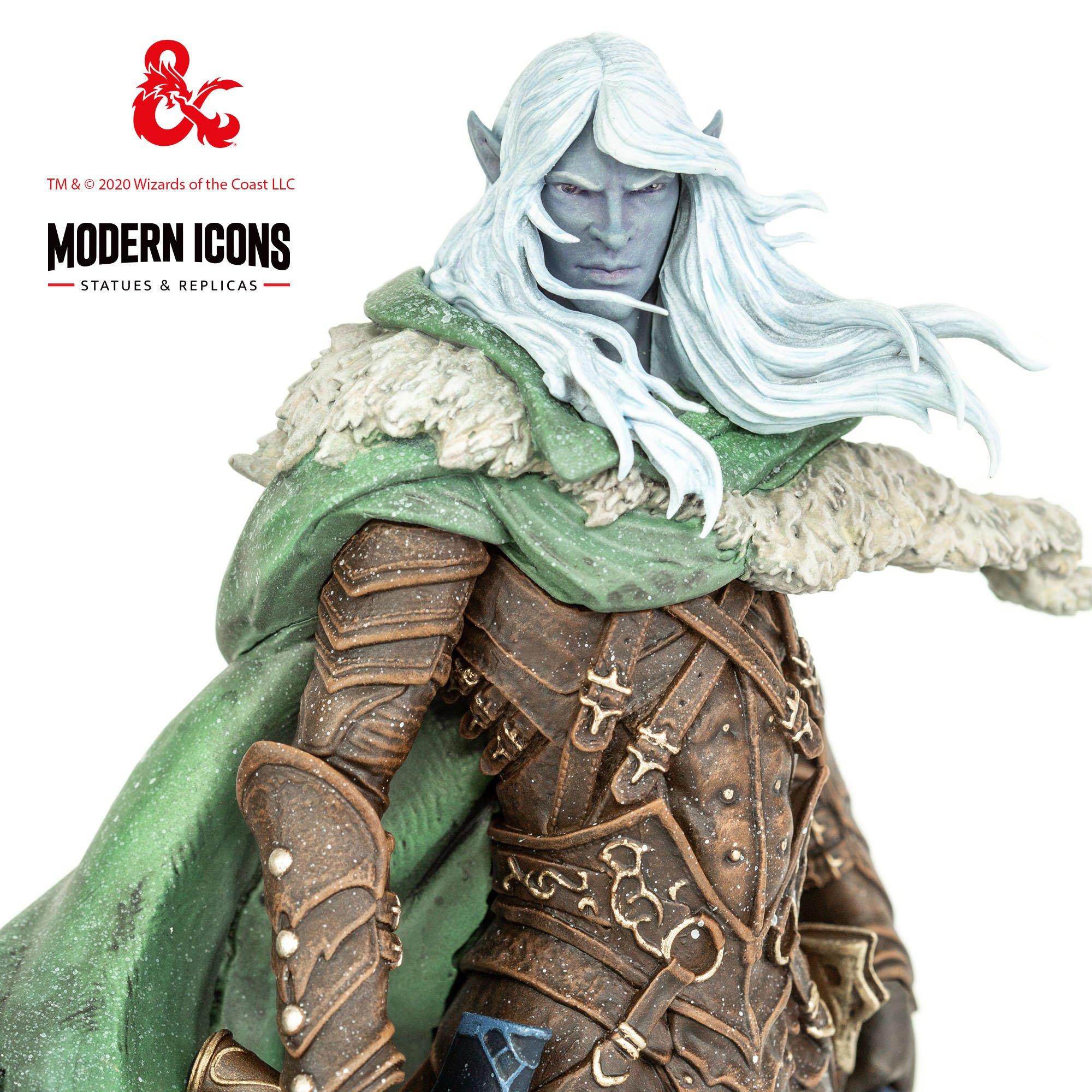 Modern Icons Dungeons and Dragons Drizzt Do'Urden Modern Icons Statue GameStop Exclusive