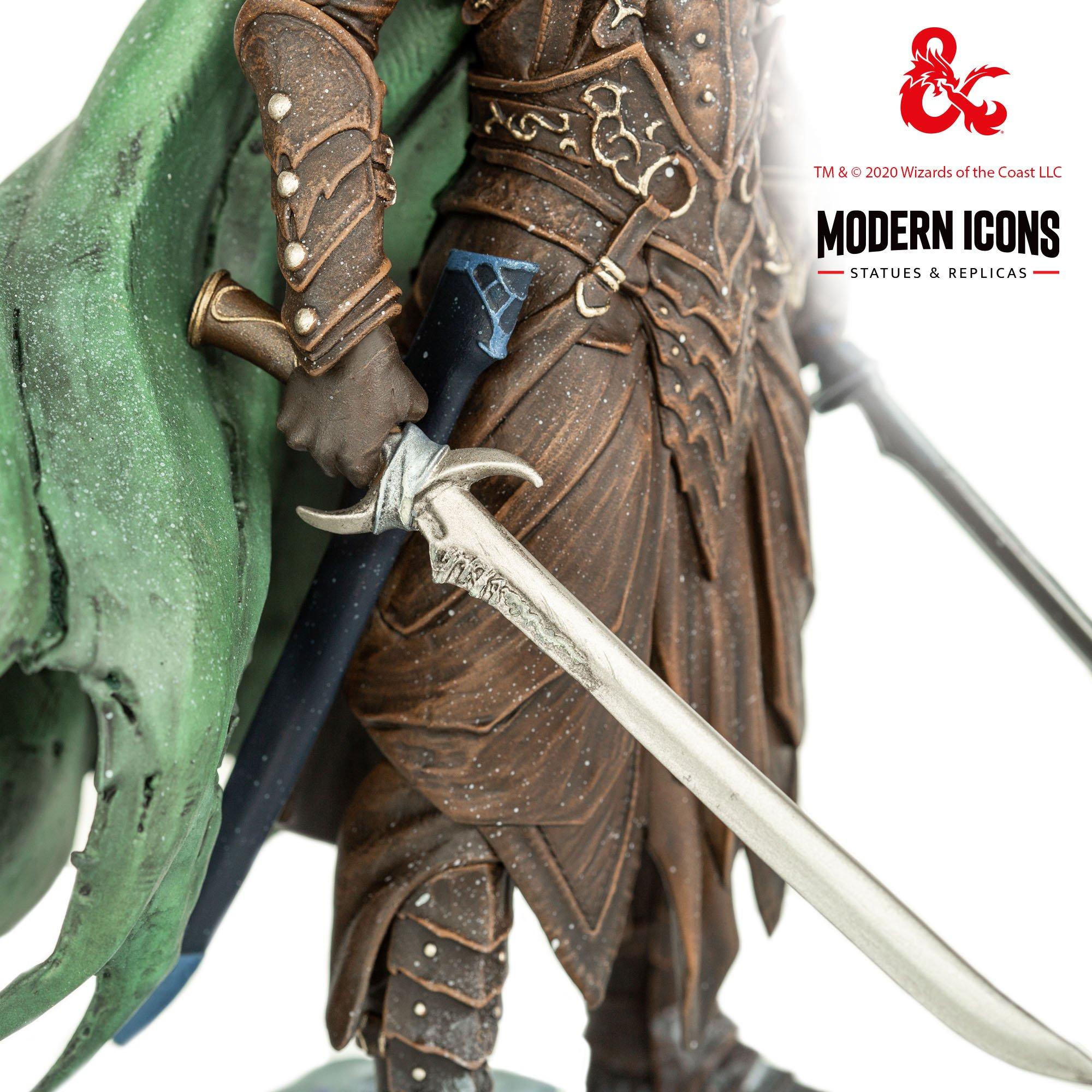 Modern Icons Dungeons and Dragons Drizzt Do'Urden Modern Icons Statue