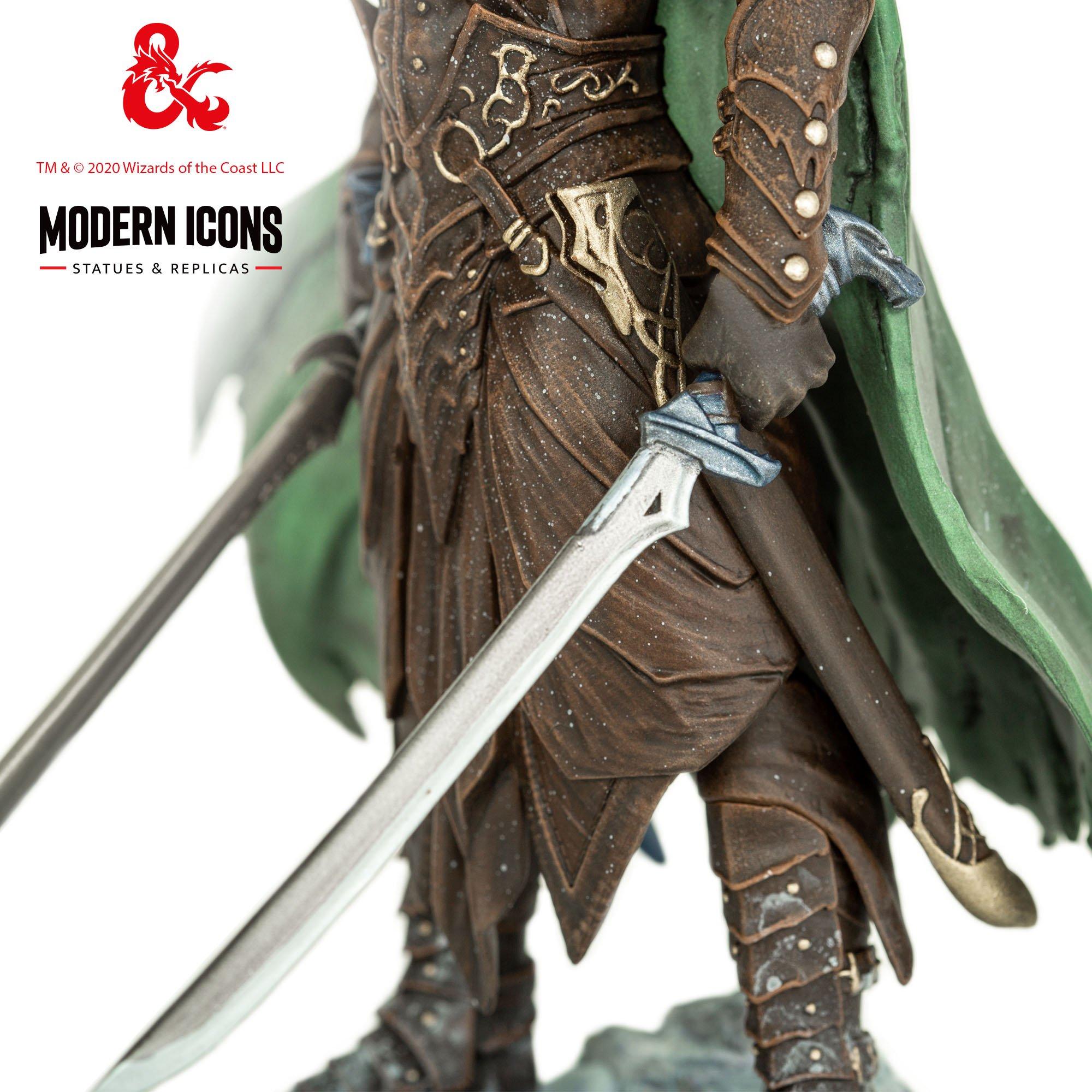 Modern Icons Dungeons and Dragons Drizzt Do'Urden Modern Icons Statue