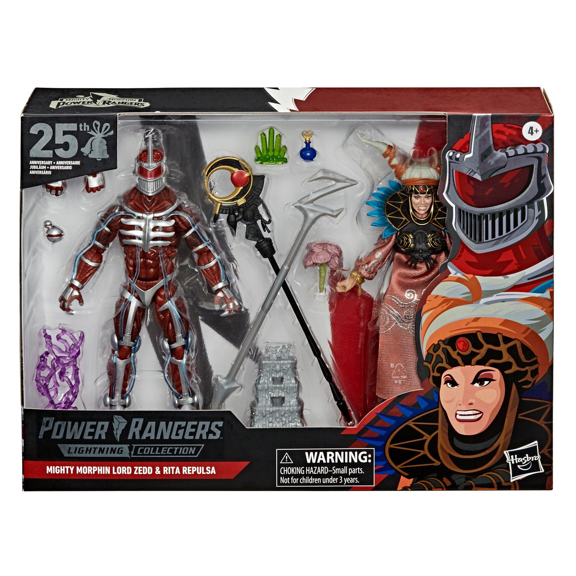 list item 7 of 8 Hasbro Mighty Morphin Power Rangers Lord Zedd and Rita Repulsa Lightning Collection 2 Pack 6-in Action Figure