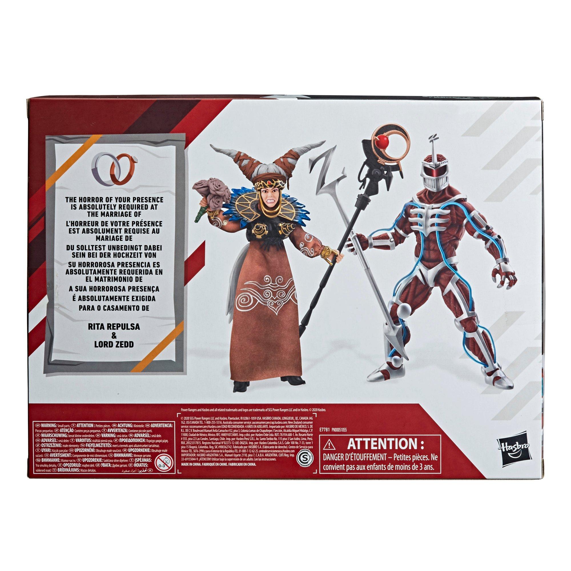 lord zedd and rita repulsa lightning collection