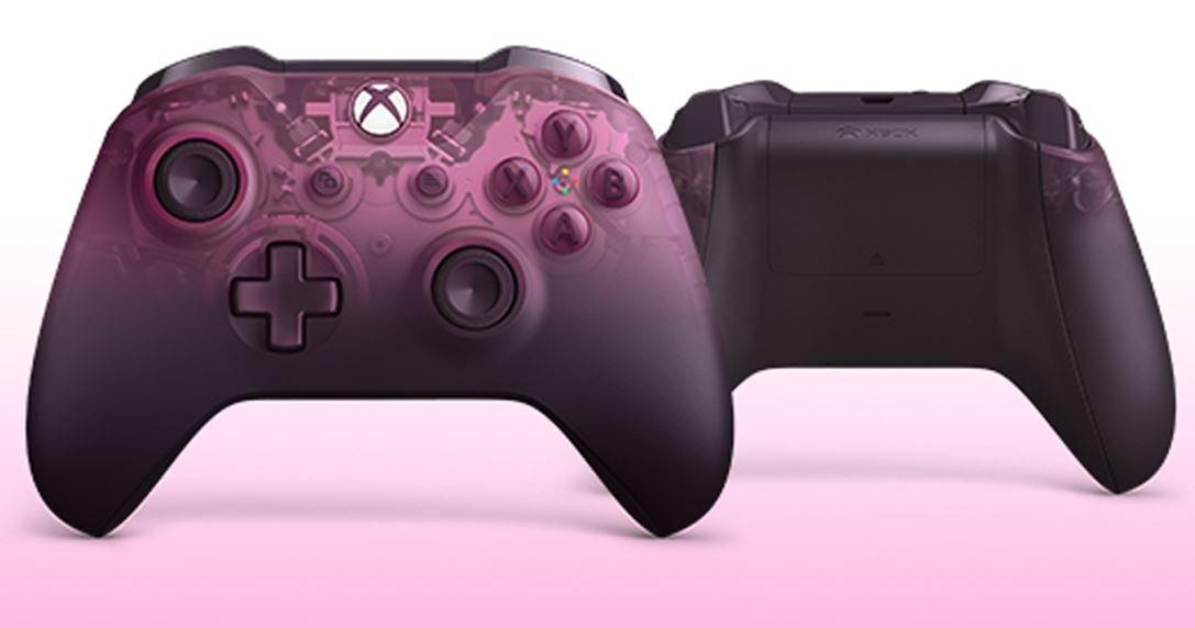 pink and purple xbox one controller