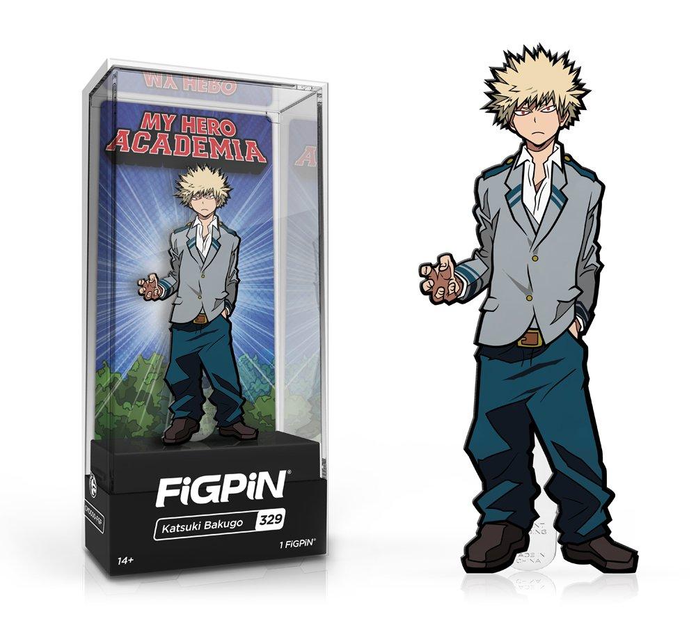 My Hero Academia Katsuki Bakugo School Uniform Figpin Gamestop