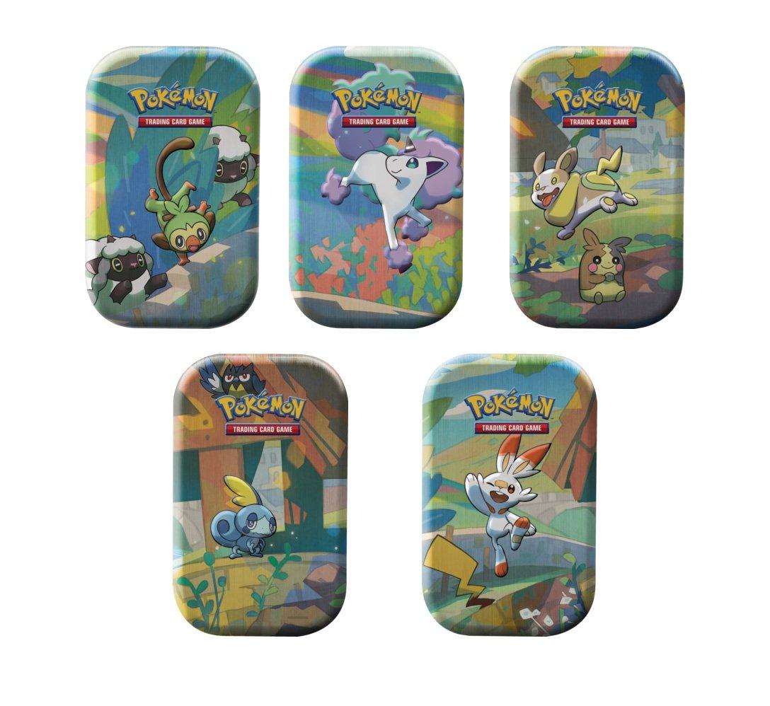 Pokemon Trading Card Game Galar Pals Mini Tins Assortment Gamestop