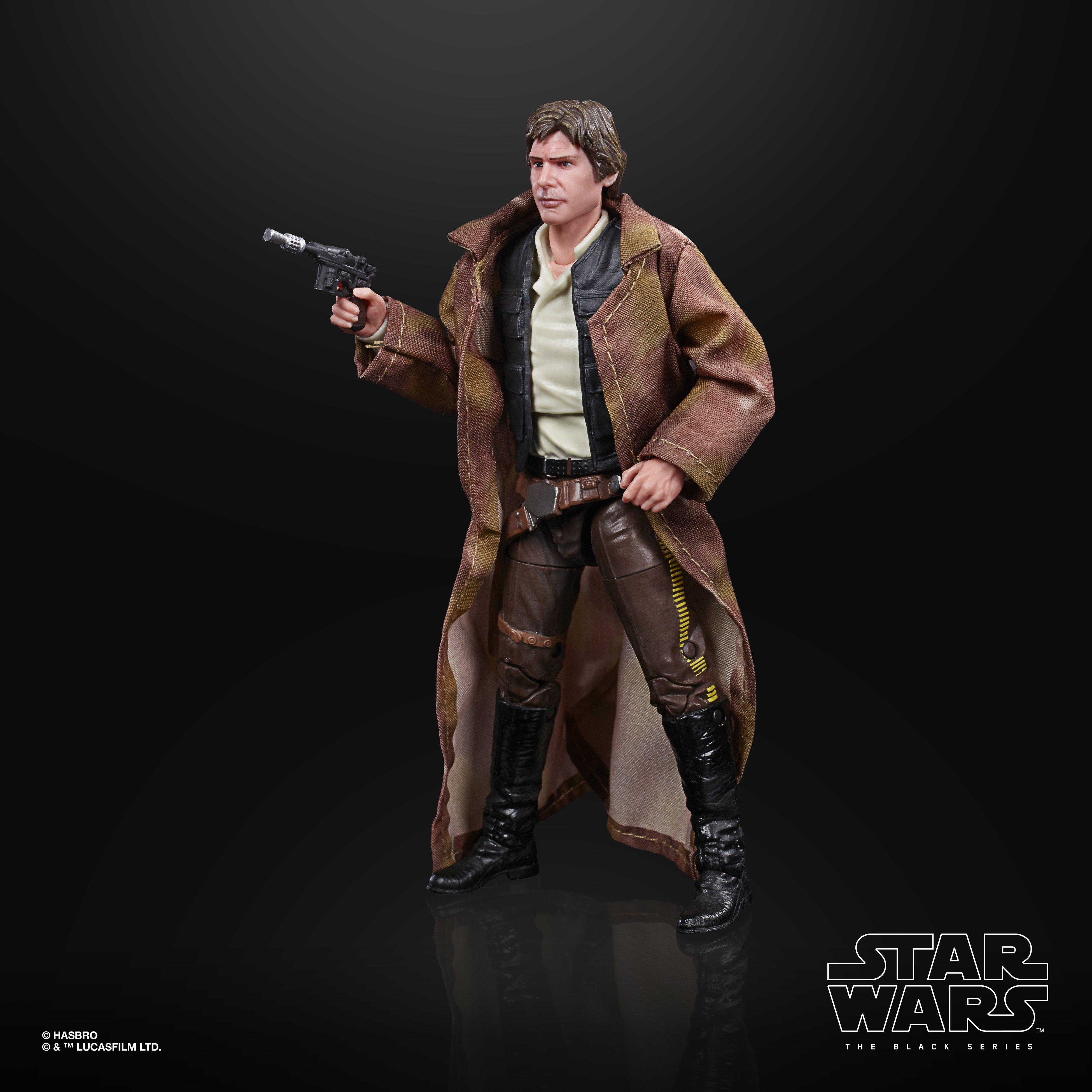 list item 2 of 5 Hasbro Star Wars: The Black Series Episode VI: Return of the Jedi Han Solo (Endor) 6-in Action Figure