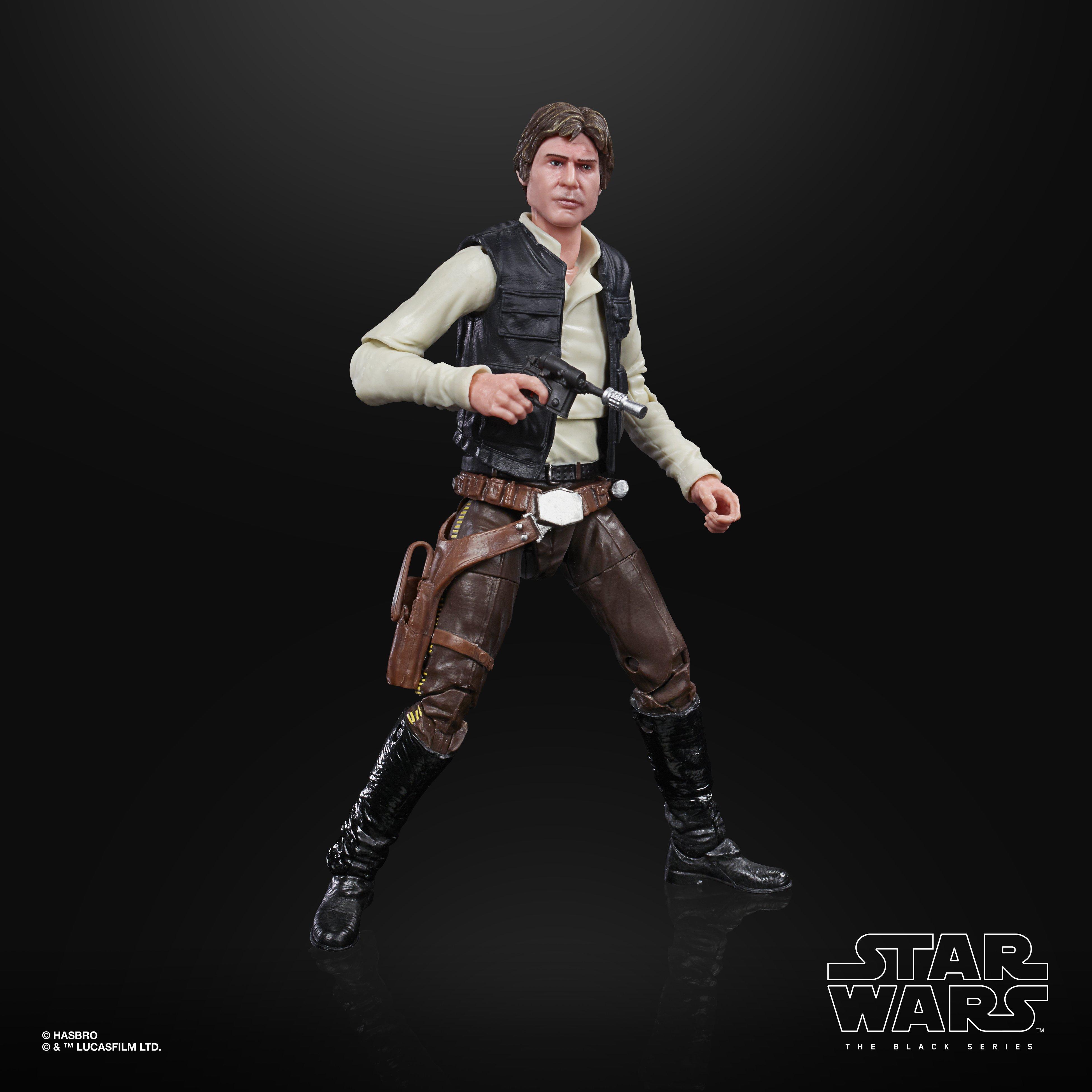 list item 3 of 5 Hasbro Star Wars: The Black Series Episode VI: Return of the Jedi Han Solo (Endor) 6-in Action Figure