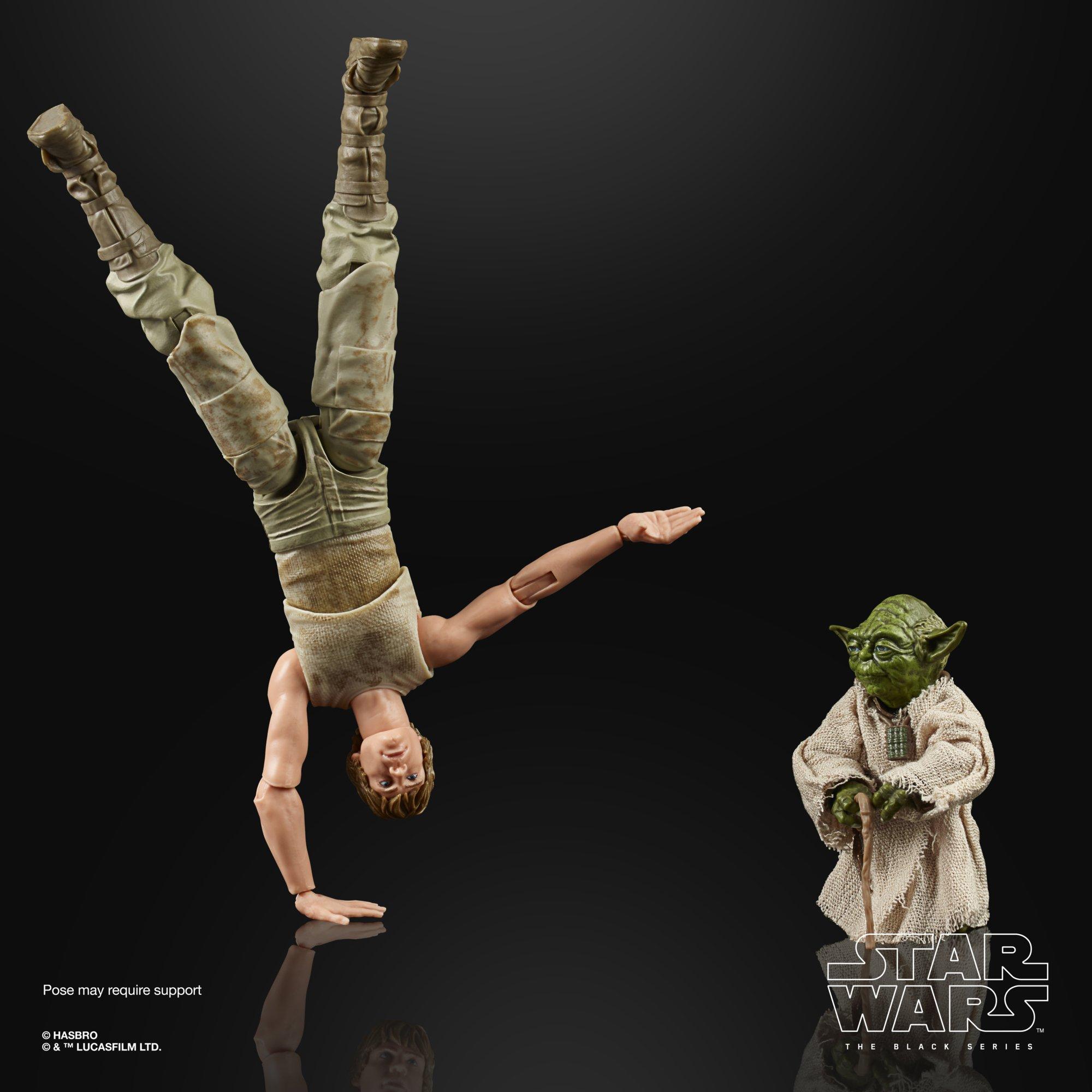 Hasbro Star Wars: The Black Series Episode V Luke Skywalker and Yoda Jedi Training 2 Pack 6-in Action Figure